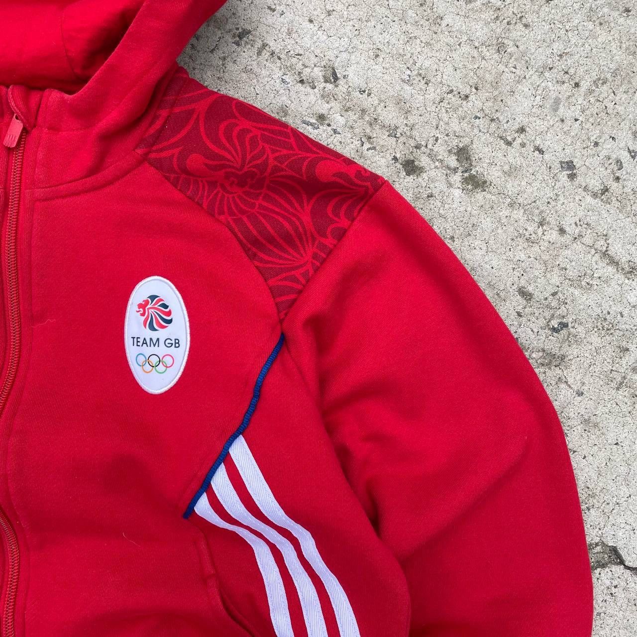 Adidas Vintage Adidas Team Great Britain Zip Hoodie Size 13-14y Size US XXS / EU 40 - 6 Thumbnail