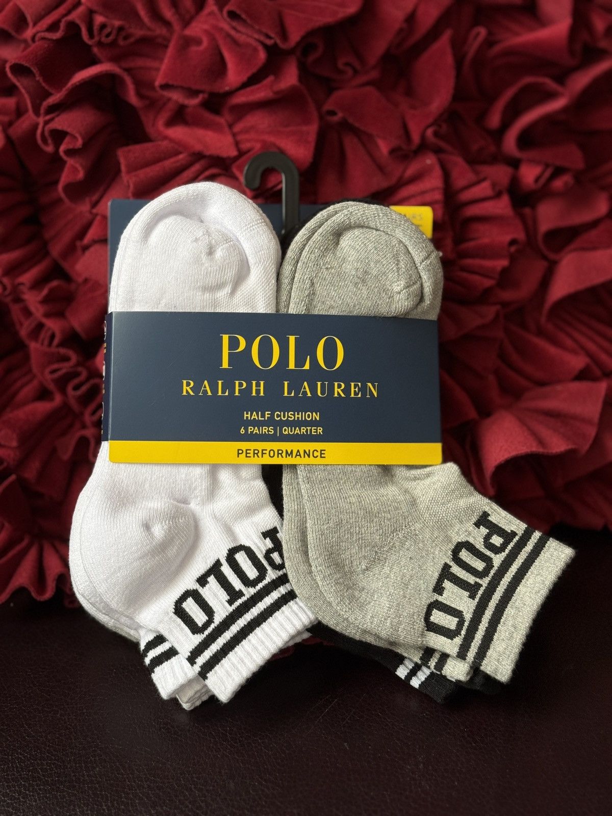 Polo Ralph Lauren Polo by Ralph Lauren Cushioned White Athletic Socks unisex Size ONE SIZE - 1 Thumbnail