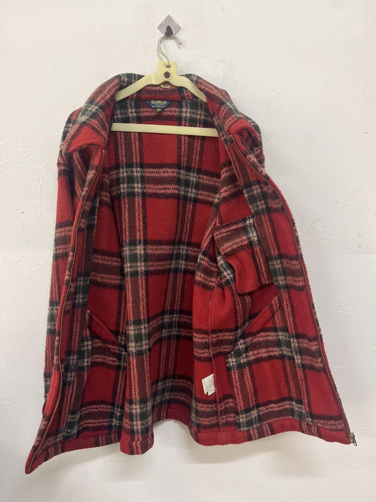 Oshkosh Vintage Buffalo plaid OshKosh B’GOSH wool flannel Jacket Size US L / EU 52-54 / 3 - 3 Thumbnail