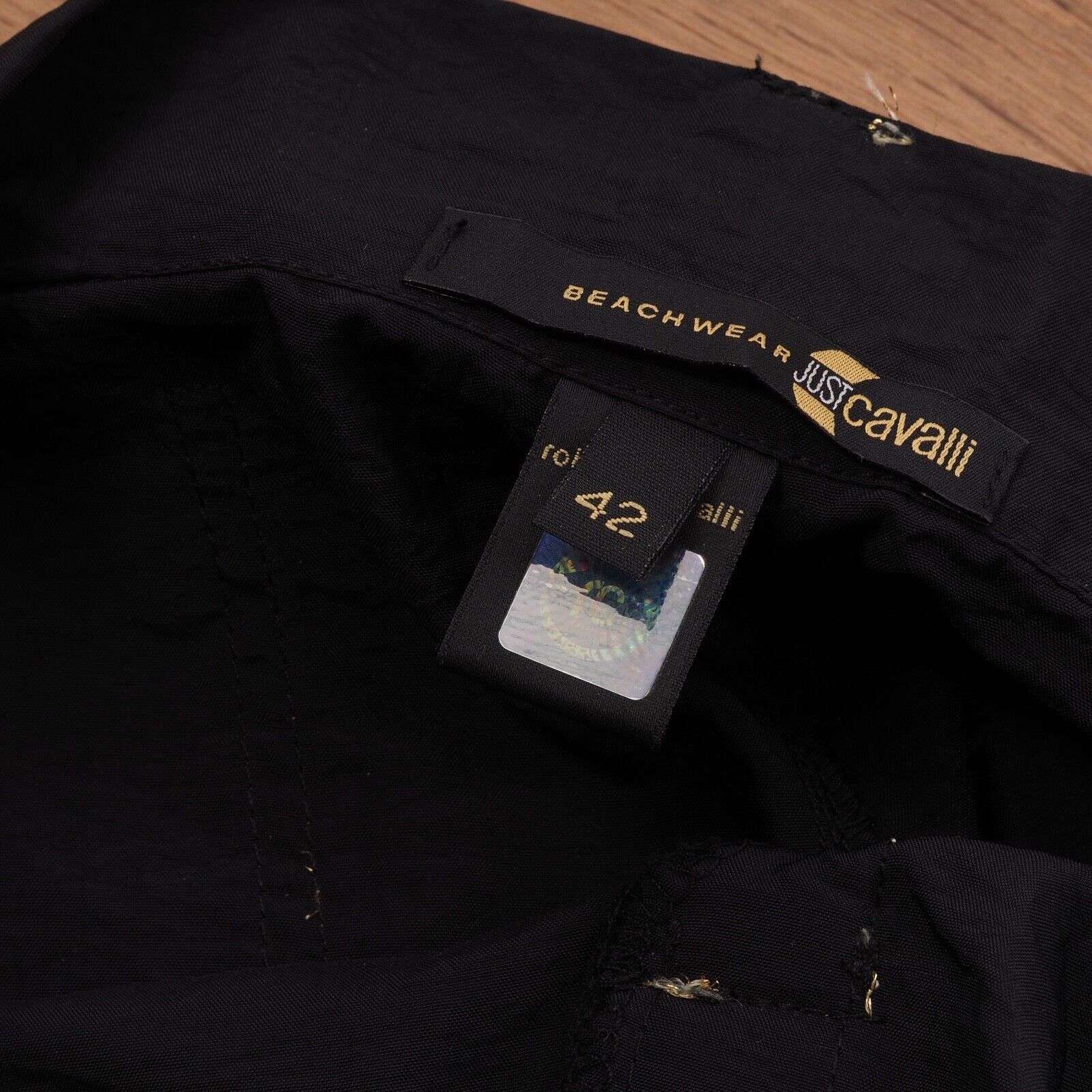 Roberto Cavalli Roberto Just Cavalli Black Hot Nylon Beachwear Swim Shorts Size 28" / US 6 / IT 42 - 8 Thumbnail