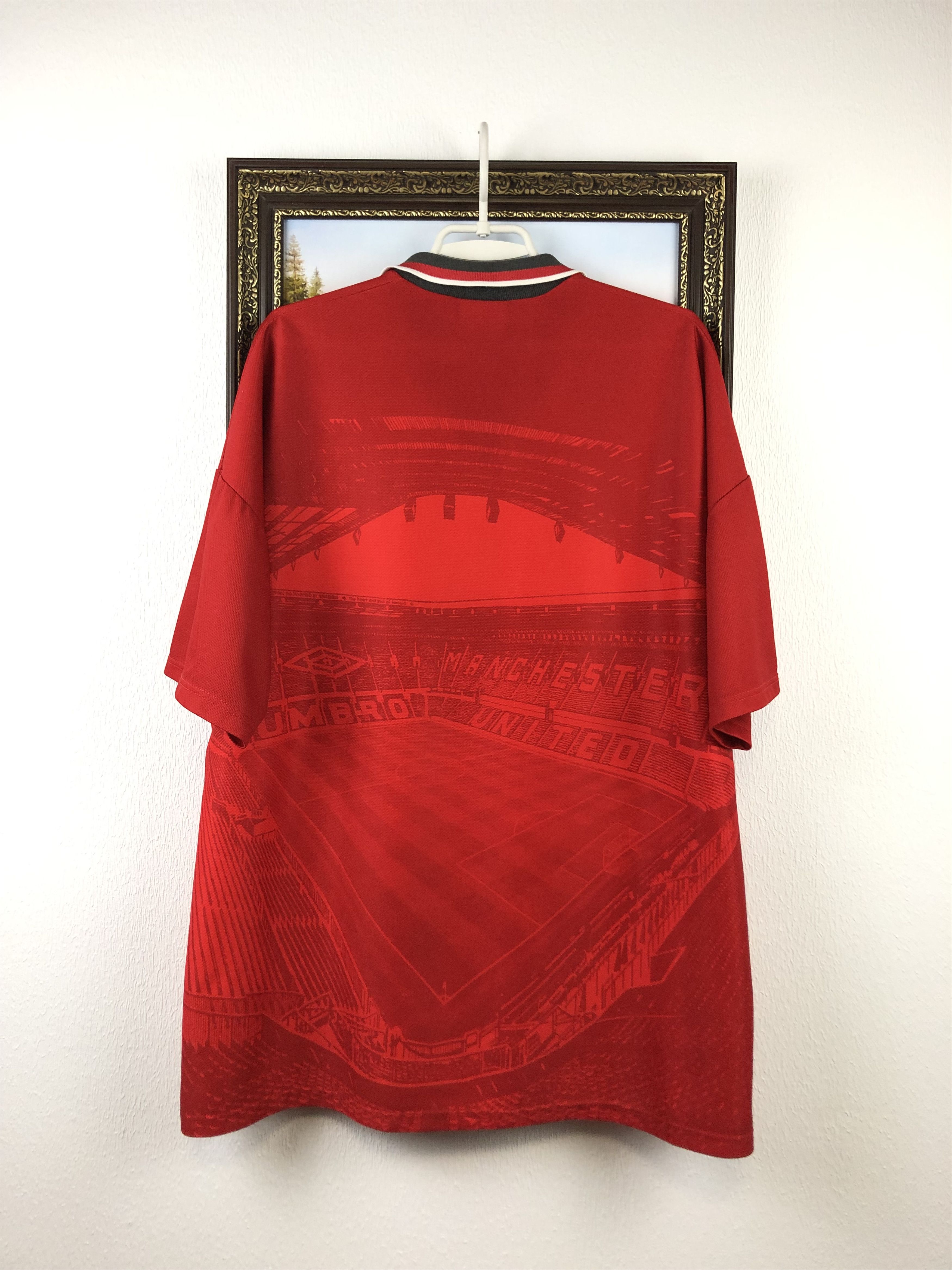 Umbro Manchester United football shirt 1994 Soccer Umbro Jersey Size US XXL / EU 58 / 5 - 12 Thumbnail