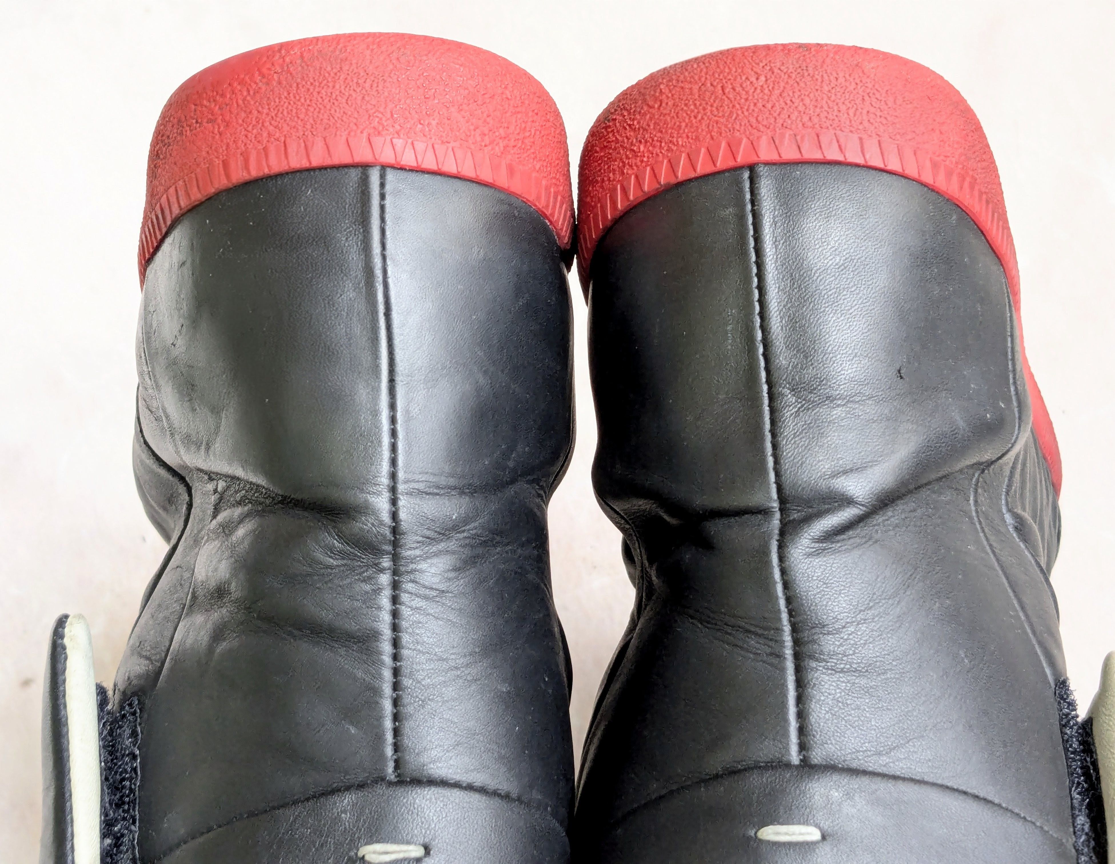 Maison Margiela Maison Margiela Future Black Red 12 45 High Tops Leather Size US 12 / EU 45 - 14 Thumbnail