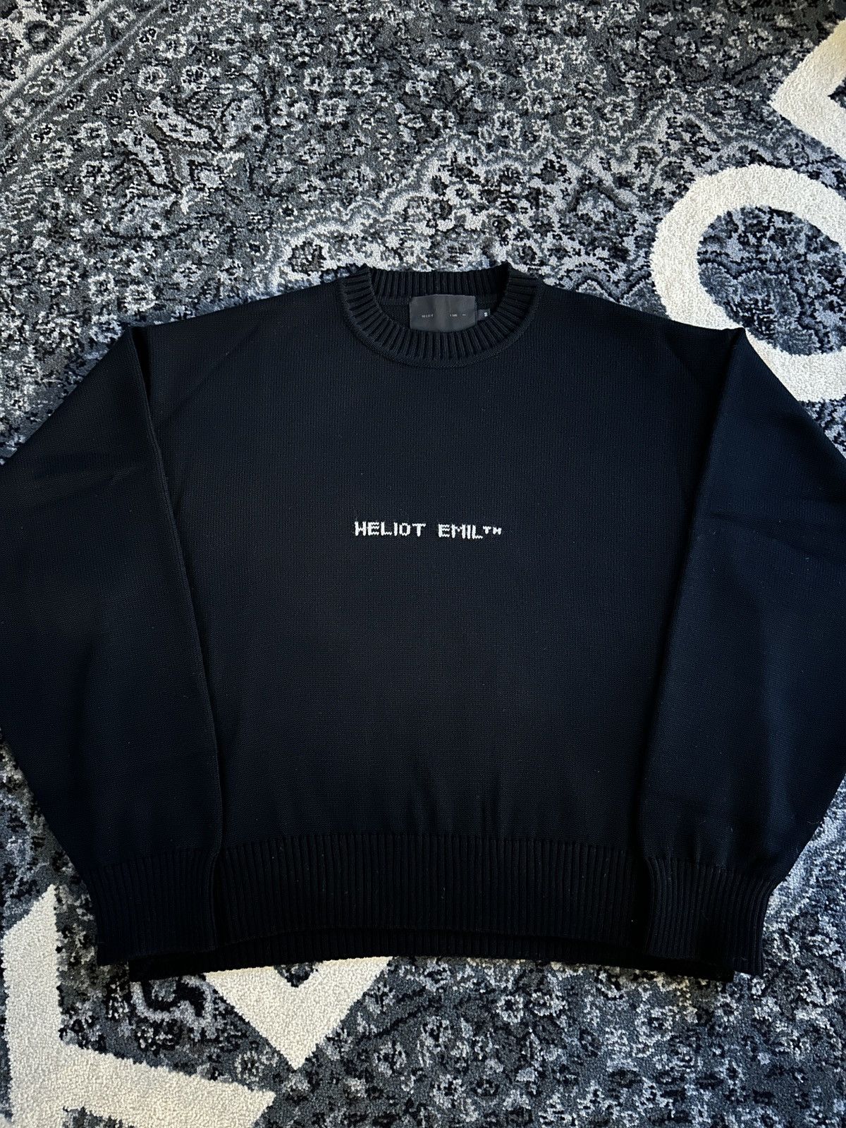 Heliot Emil Heliot Emil Wool Knit Black Sweater Size US L / EU 52-54 / 3 - 1 Thumbnail