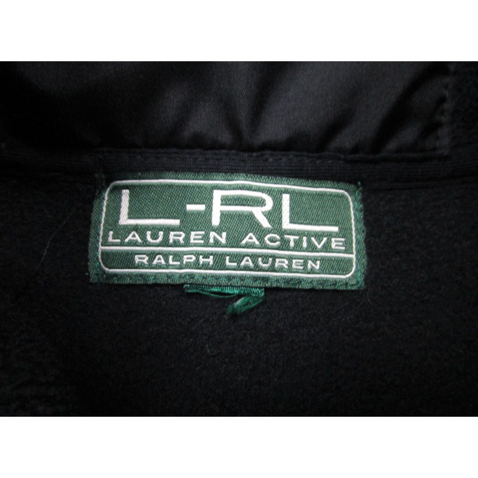 Ralph Lauren VINTAGE Ralph Lauren Fleece Zip Sweater Womens Medium Black Full Zip Mock Neck Size M / US 6-8 / IT 42-44 - 5 Thumbnail