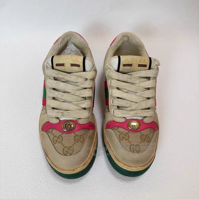 Gucci Gucci Dirty pink shoes Size US 4 / IT 34 - 2 Thumbnail