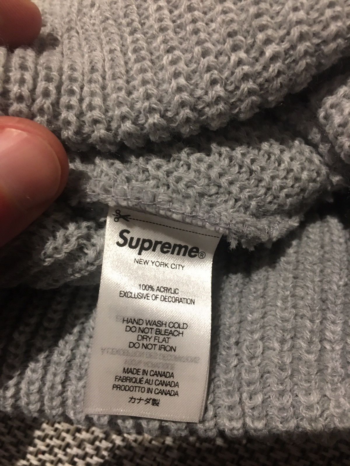 Supreme Loose Gauge Classic Beanie Size ONE SIZE - 3 Thumbnail