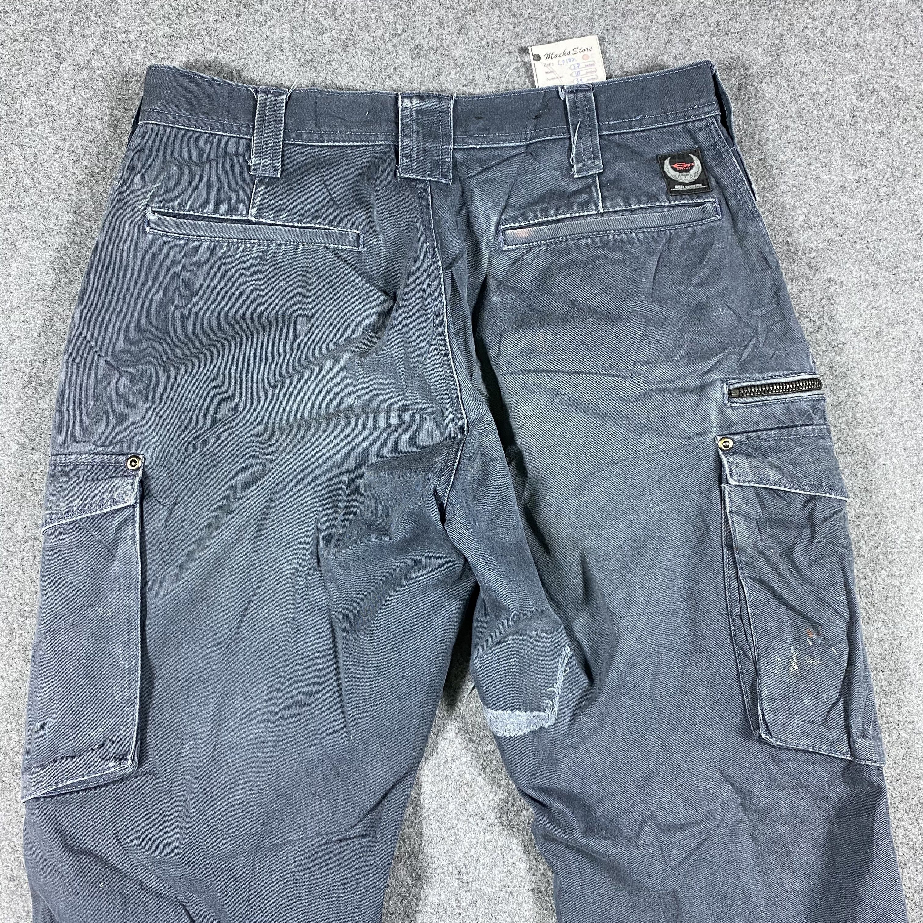 Japanese Brand Japanese Brand Faded Multipocket Tactical Cargo Pants Size US 28 / EU 44 - 10 Thumbnail