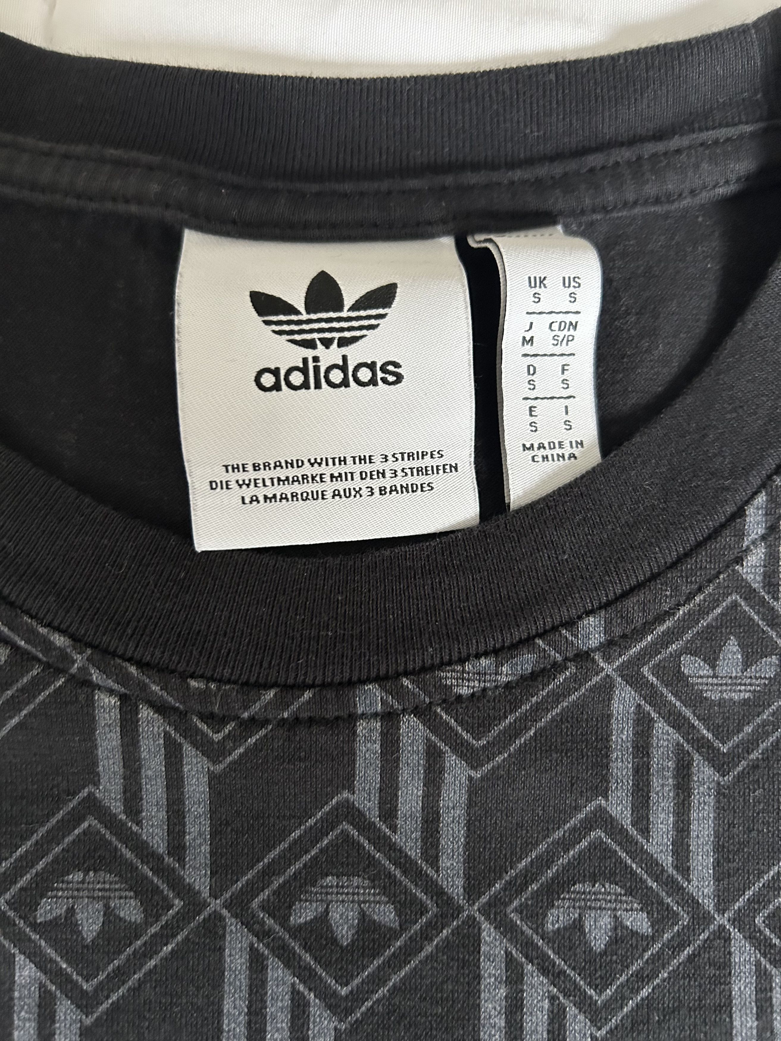 Adidas Adidas Originals Monogram Trefoil Tee - Stealth Mode Size US S / EU 44-46 / 1 - 2 Thumbnail