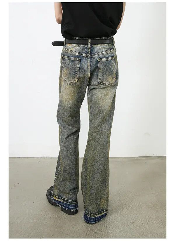 VIBE Japanese retro loose straight flared jeans Size US 32 / EU 48 - 5 Thumbnail