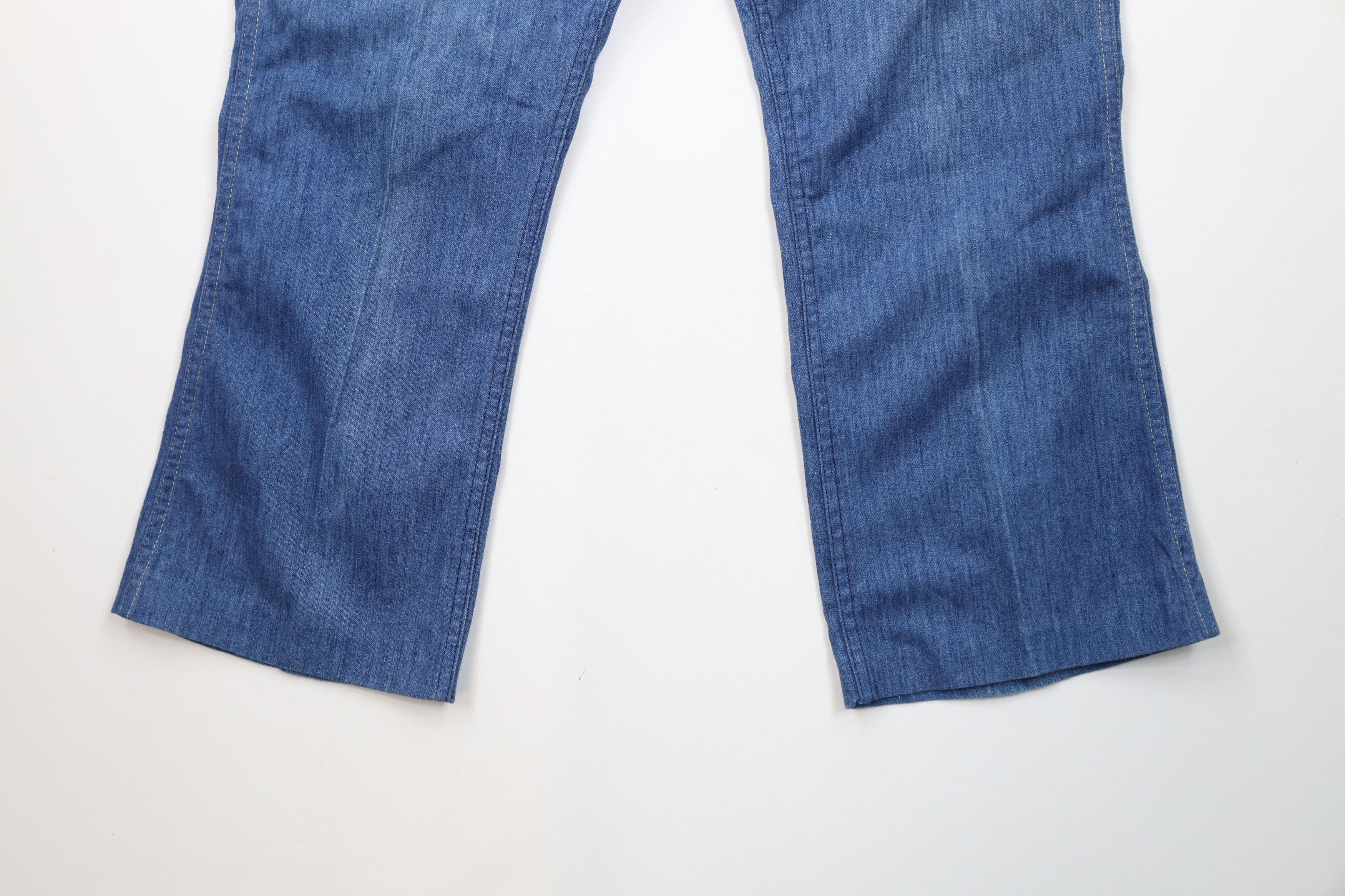 Vintage Vintage 70s Streetwear Wide Leg Bell Bottoms Denim Jeans USA Size US 38 / EU 54 - 4 Thumbnail