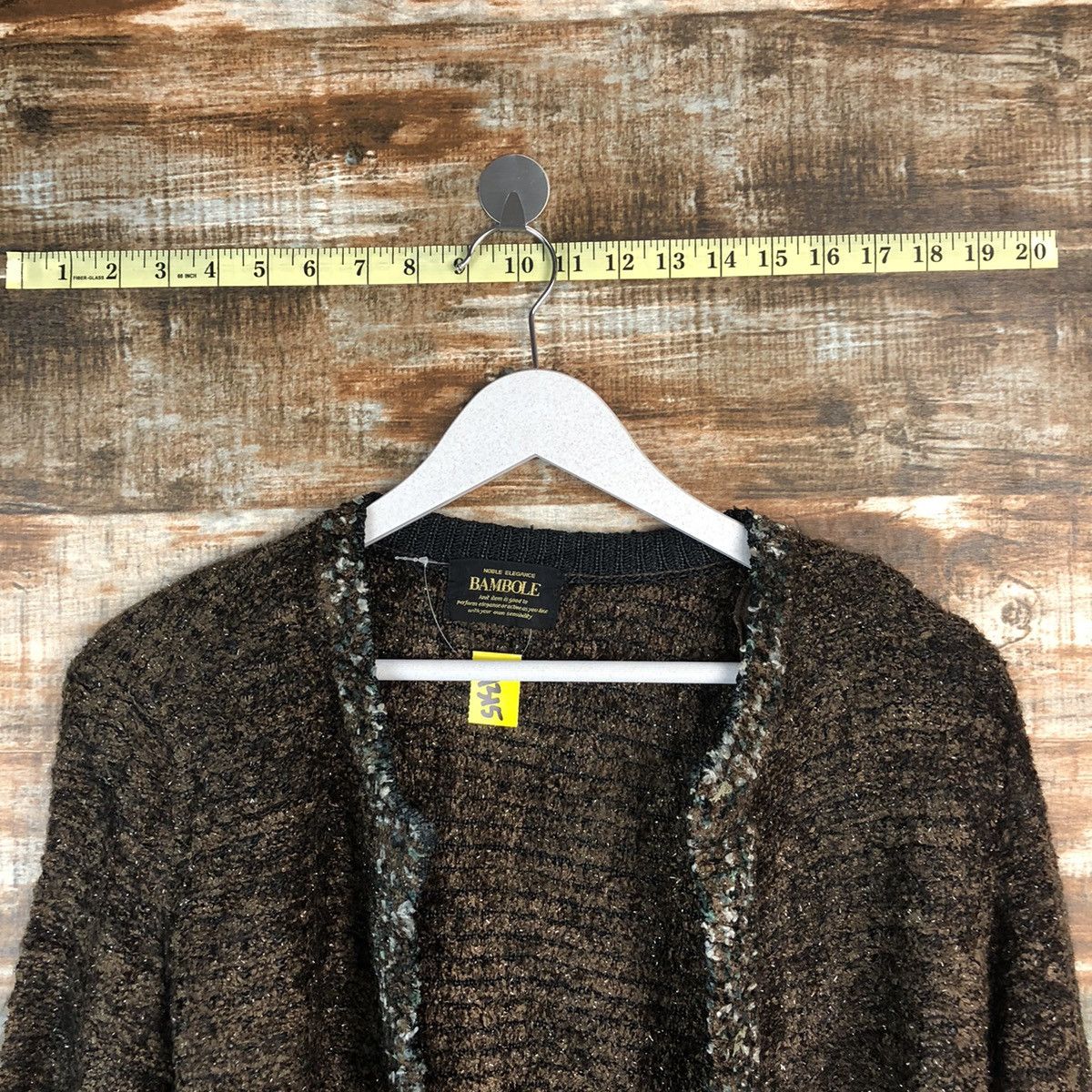 Homespun Knitwear × Japanese Brand Bambole Dark Brown Cardigan Knitwear #A1315 Size M / US 6-8 / IT 42-44 - 4 Thumbnail