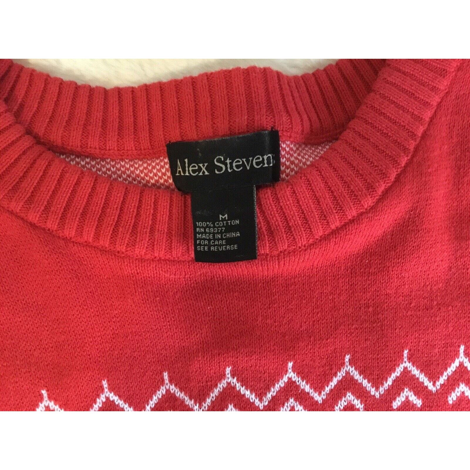 Alex Cannon Ugly Christmas Sweater Rare Reindeer Christmas Naughty Size M / US 6-8 / IT 42-44 - 4 Thumbnail