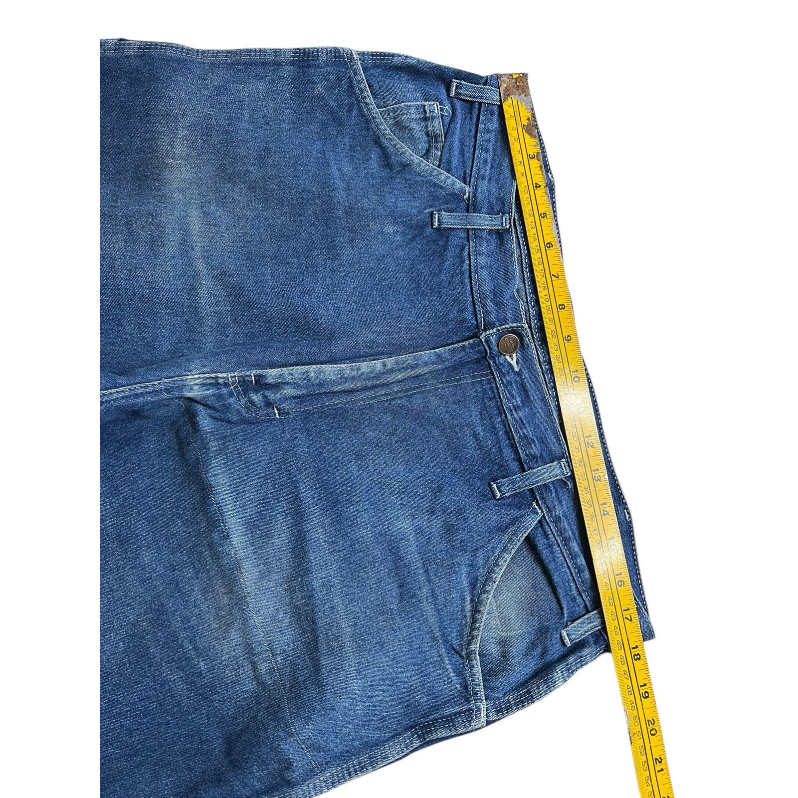 Dickies Vintage 80s Dickies Carpenter Jeans Actual Sz 36x28 Blue Size US 38 / EU 54 - 5 Thumbnail