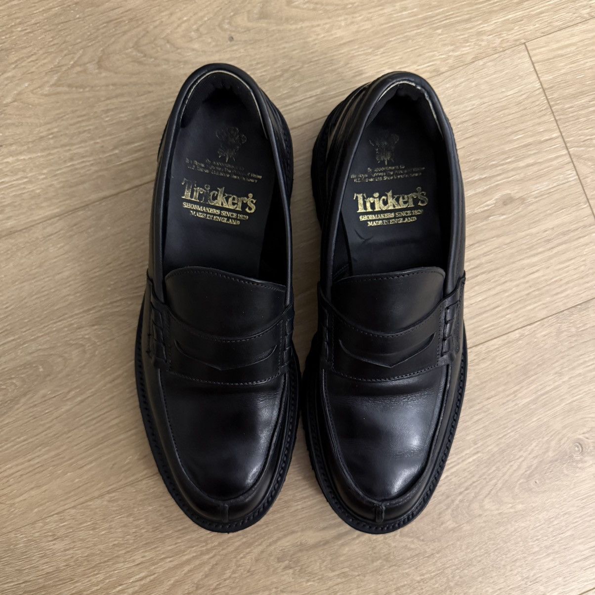 Tricker's Tricker's James Leather Penny Loafers UK6 Black Size US 7 / EU 40 - 4 Thumbnail