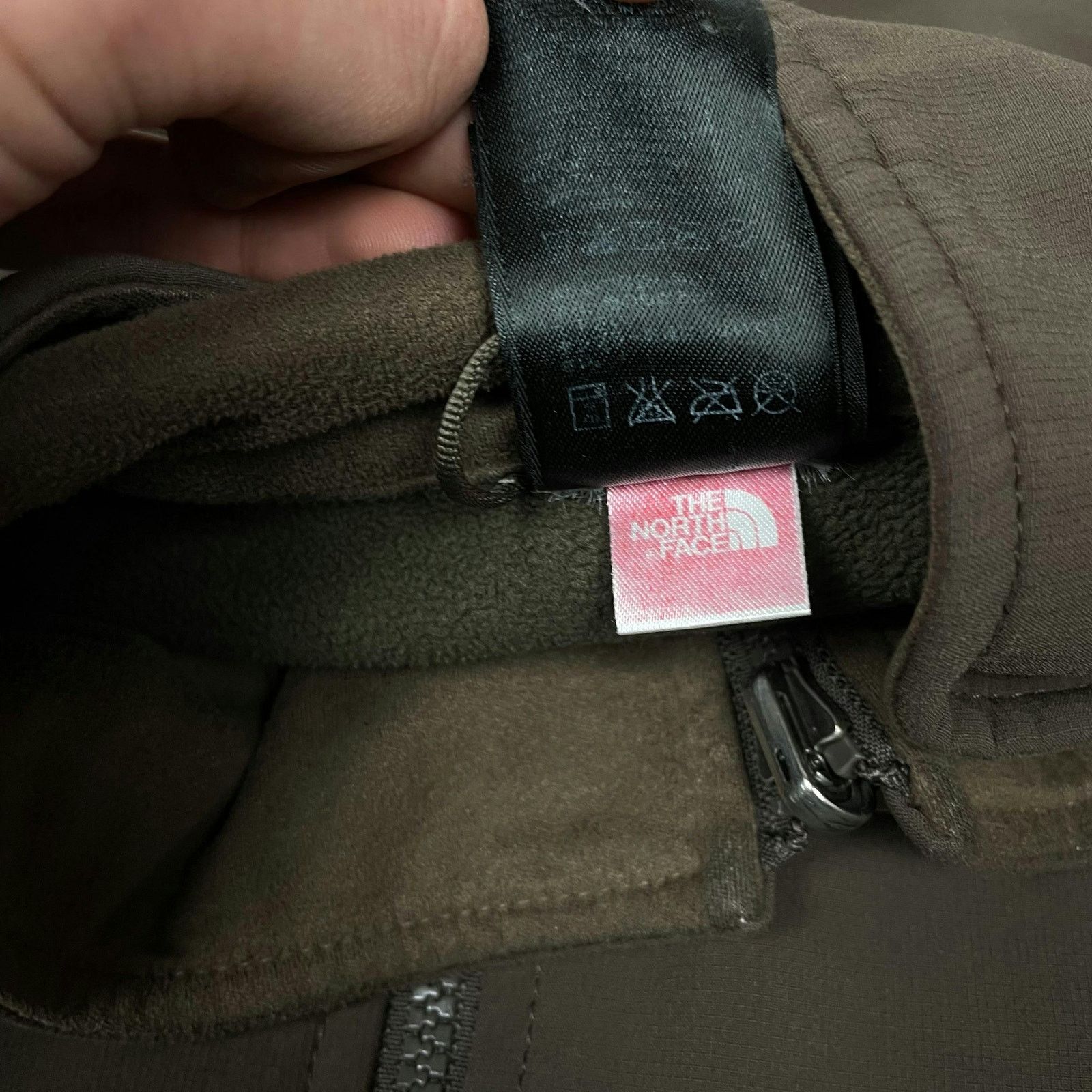 The North Face × Vintage The North Face Men Brown Fleece Lined Full Zip Jacket Medium Size US M / EU 48-50 / 2 - 12 Thumbnail