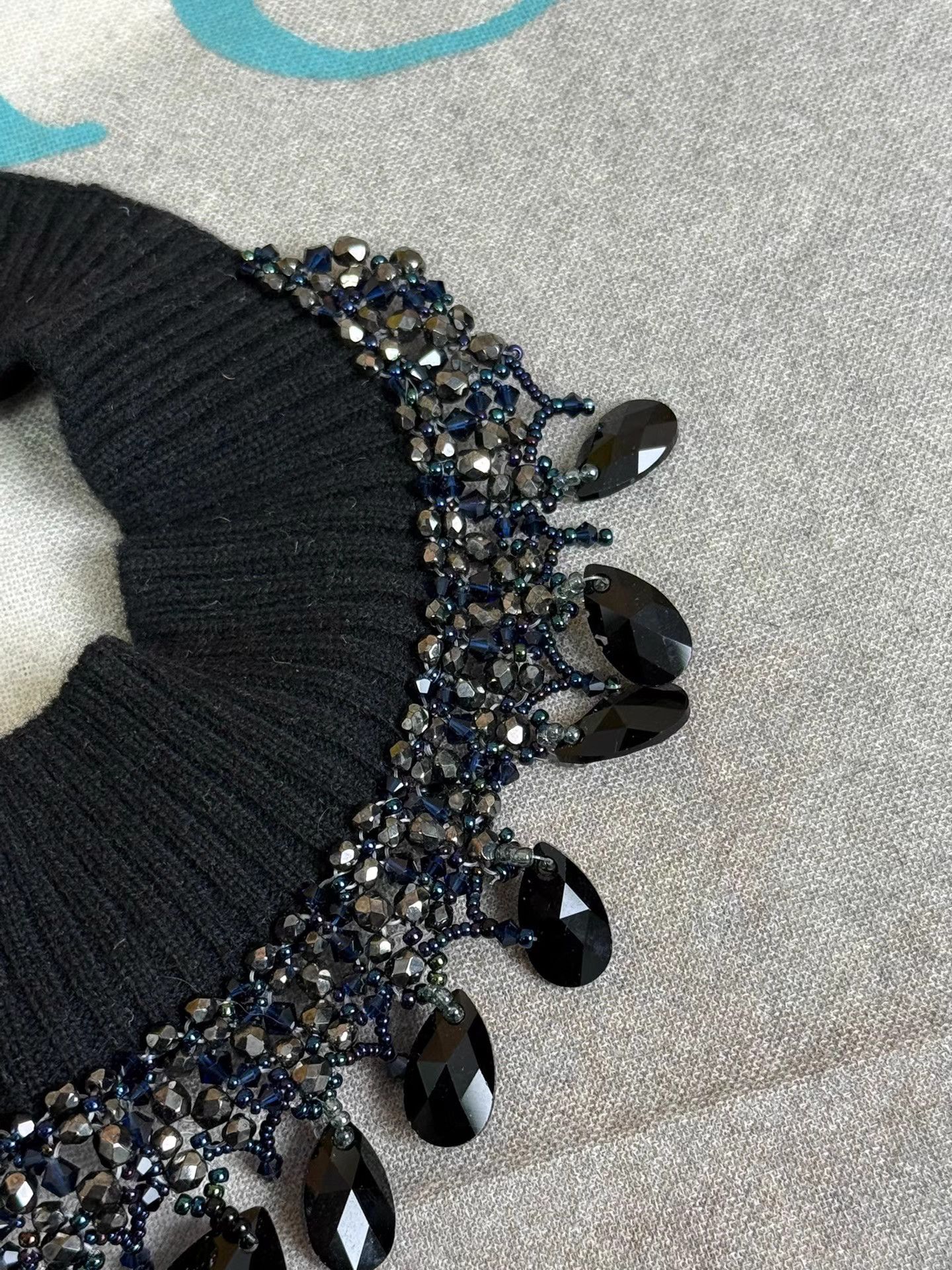 Undercover UNDERCOVER Beaded Knit Collar K20 Size ONE SIZE - 4 Thumbnail