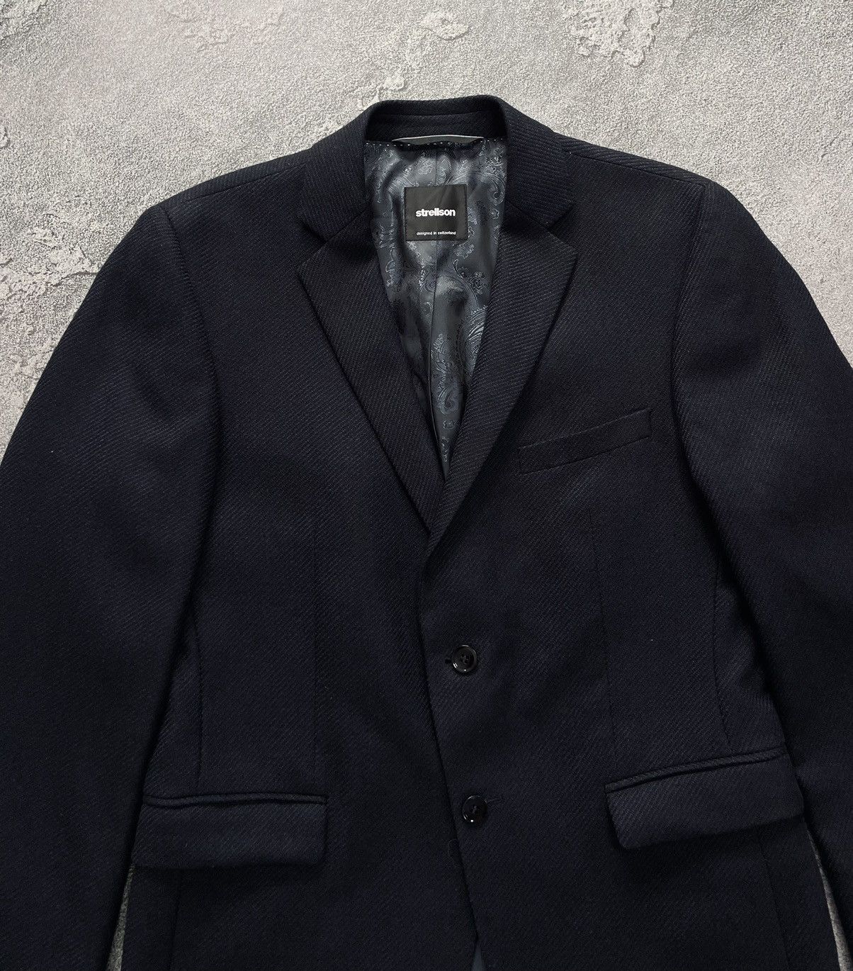 Strellson Strellson Wool Finest Super 100 Men’s Blazer Size 46 Size 46S - 3 Thumbnail