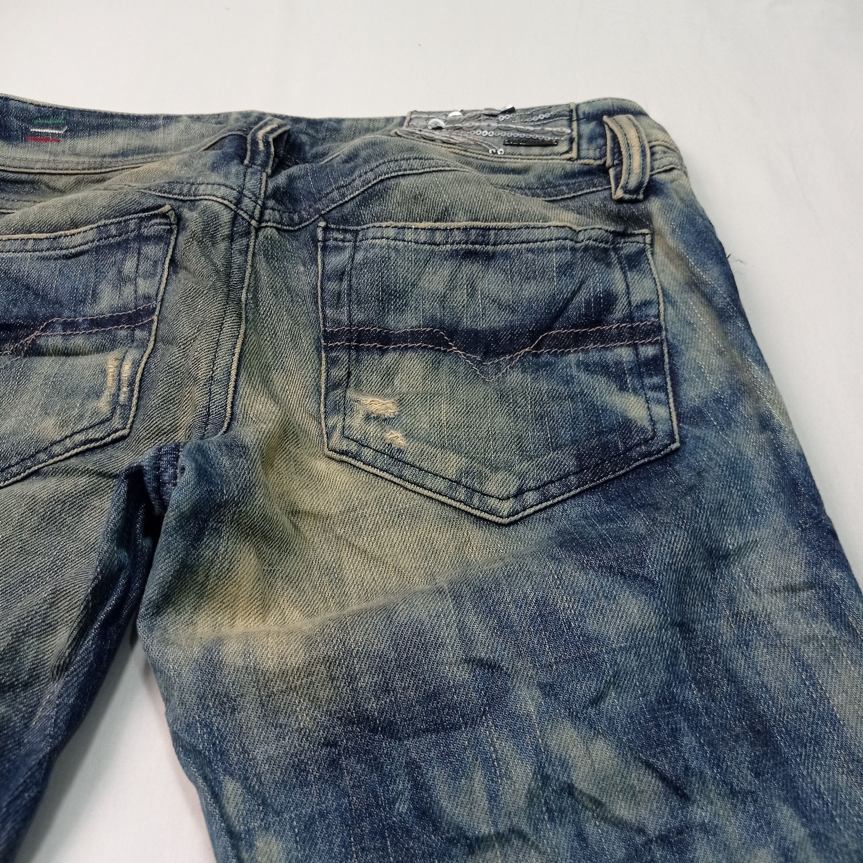 Diesel 🔥Rare Diesel Matic Distressed Jeans Pants Size 26" / US 2 / IT 38 - 13 Thumbnail