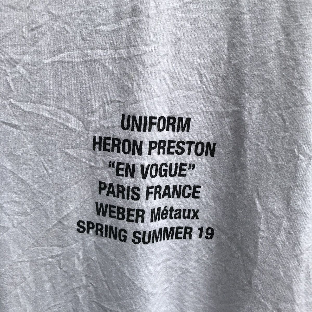 Heron Preston HERON PRESTON ss19 graphic tee Size US L / EU 52-54 / 3 - 4 Thumbnail