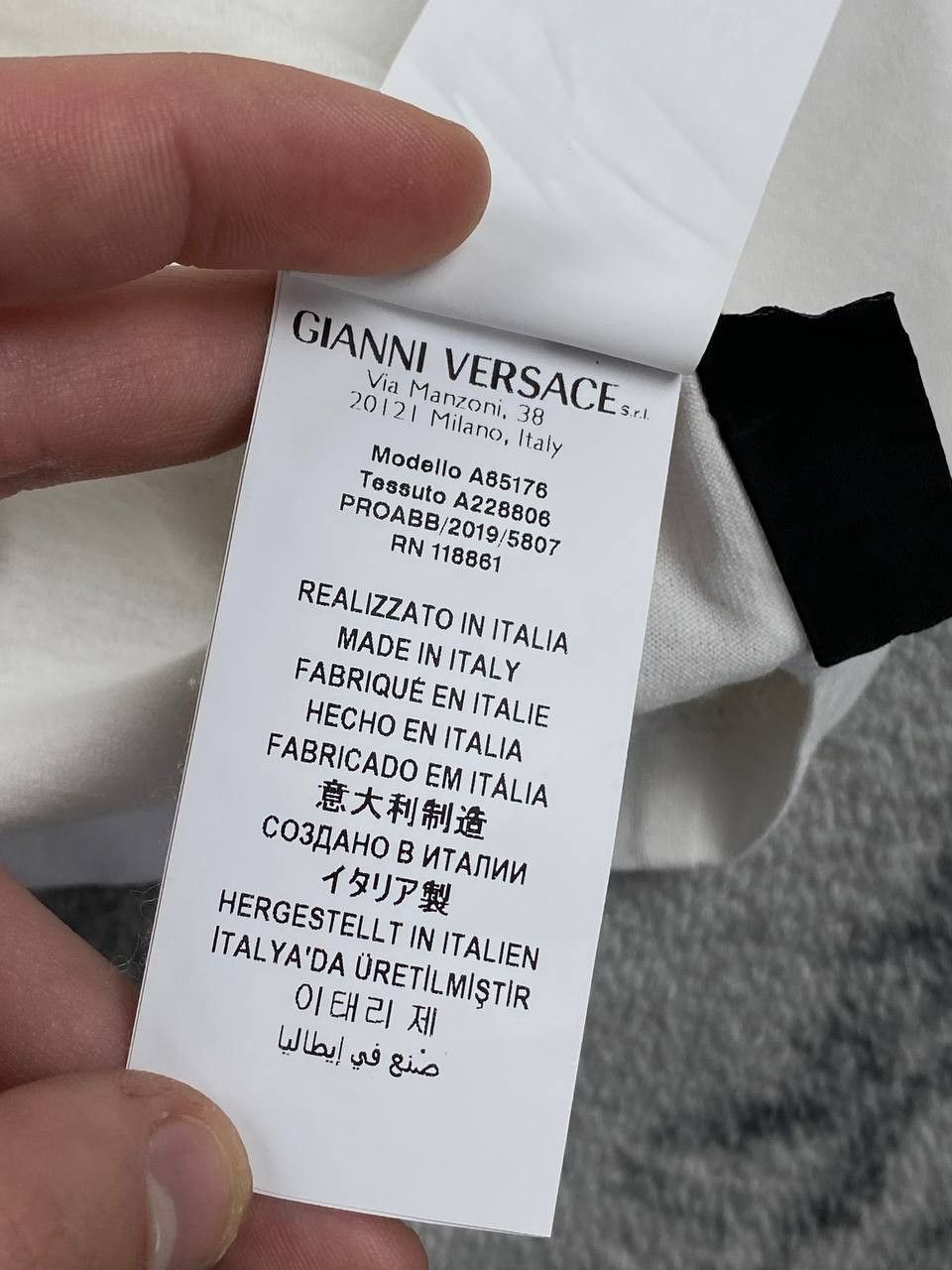 Versace Versace Baroque Big Logo Golden Belt T Shirt Men Size XL Size US XL / EU 56 / 4 - 11 Thumbnail