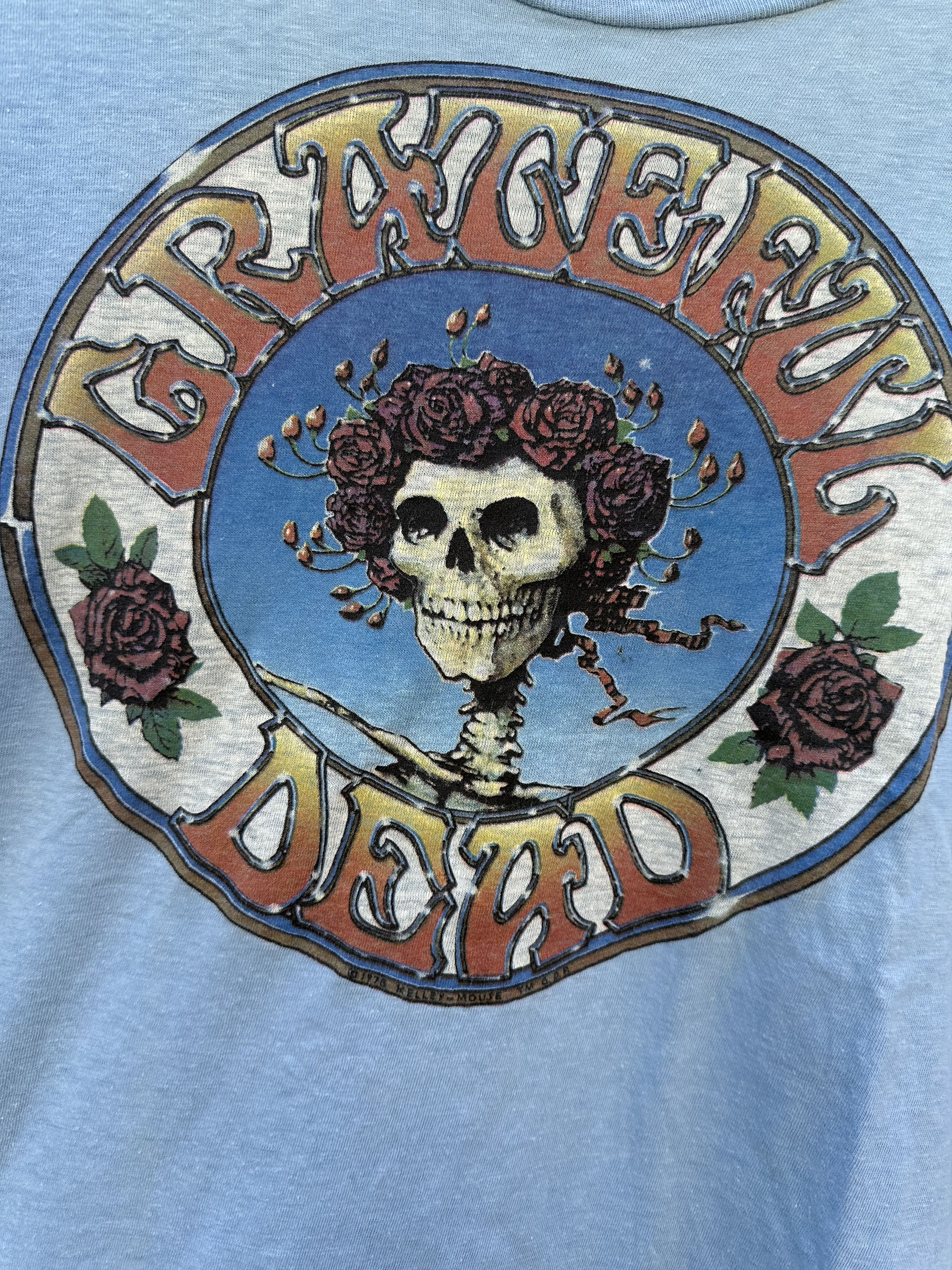 Grateful Dead Vintage Grateful Dead “Skull & Roses” T-Shirt – 1978 Size US M / EU 48-50 / 2 - 2 Thumbnail