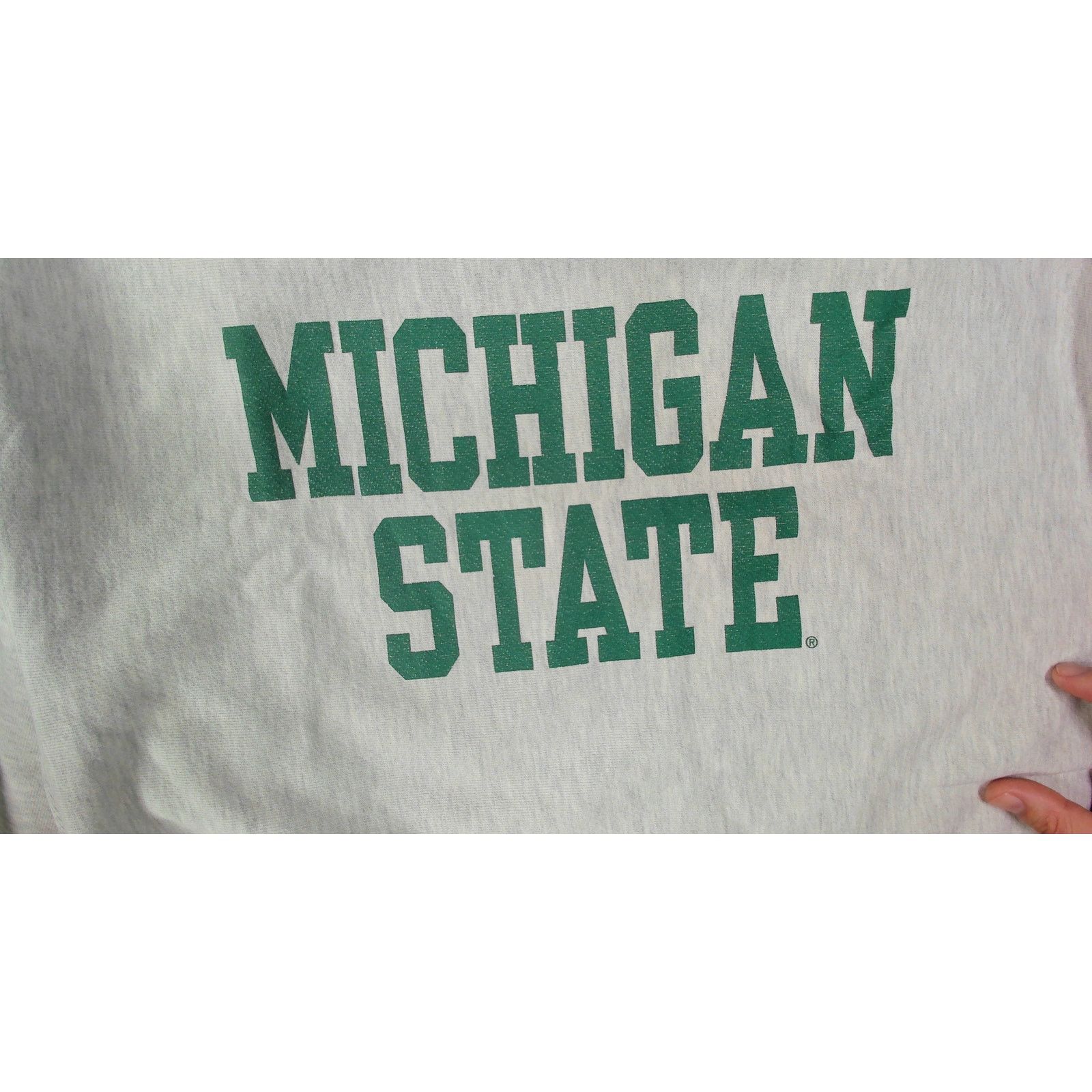 Champion Champion Reverse Weave Y2K Boxy Michigan State Sweatshirt Size US XL / EU 56 / 4 - 11 Thumbnail