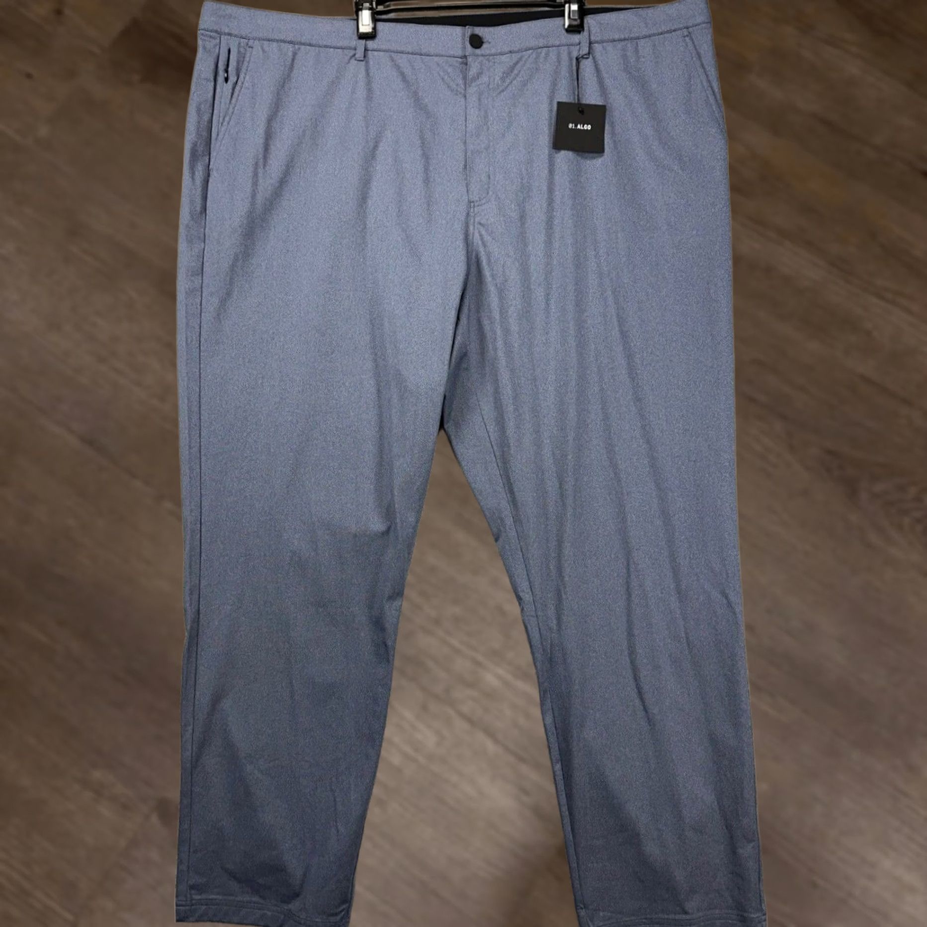 Vintage VINTAGE 01 ALGO Chino Pants Mens 46 Navy Performance Tech UPF 40 Moisture Wicking 31.5 Inseam Slim? Size US 30 / EU 46 - 1 Thumbnail