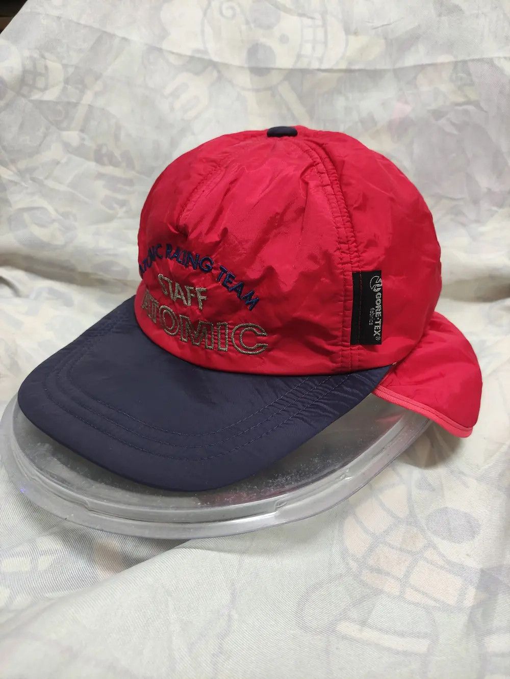 Atomic × Goretex ATOMIC RACING TEAM BY GORETEX VINTAGE SKI EARFLAP CAP Size ONE SIZE - 12 Thumbnail