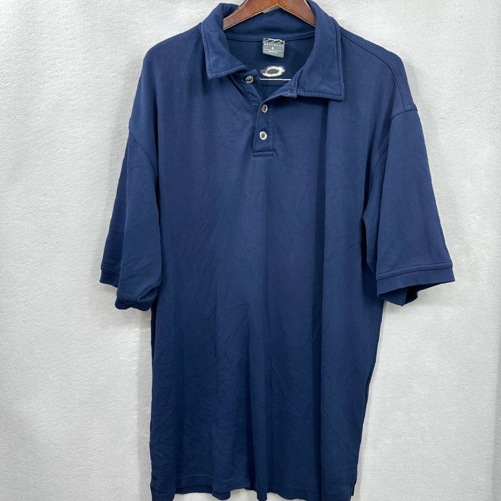 Oakley VINTAGE Oakley Polo Shirt Mens L Blue Logo 90s Preppy Classic Golf Stretch Polo Mens Large Blue Logo Shirt Size US L / EU 52-54 / 3 - 2 Thumbnail