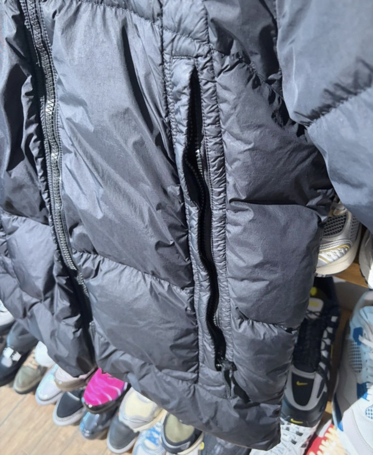 Stone Island Stone Island Garment Dyed Crinkle RepsR-NY Down Jacket Black Size US XXL / EU 58 / 5 - 3 Thumbnail