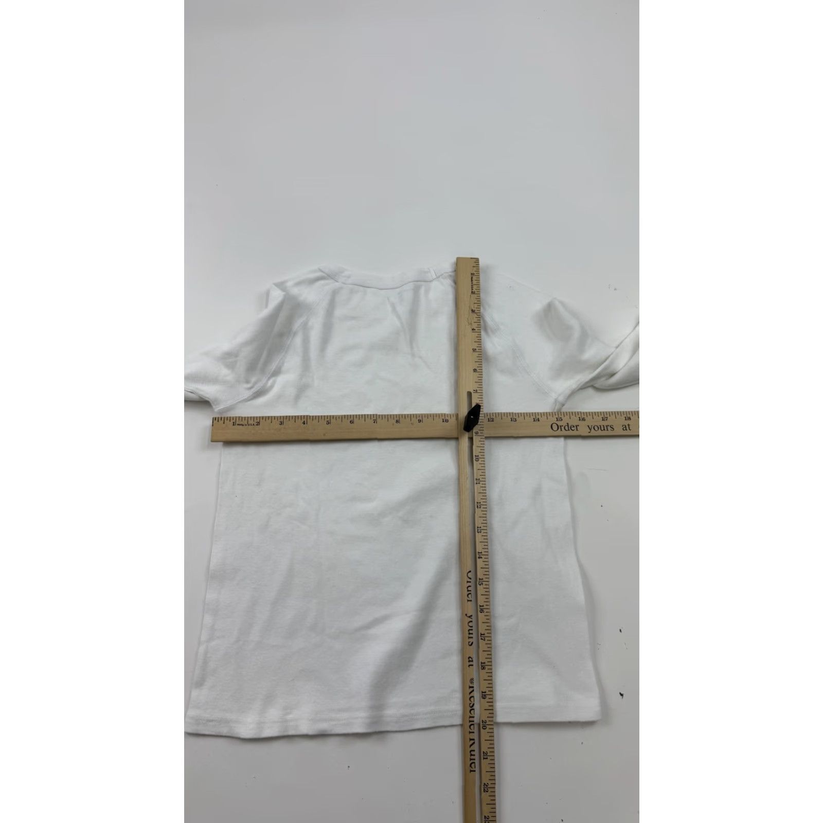 Brandy Melville Brandy Melville Shirt Womens One Size White Long Sleeve Crewneck 100% Cotton Basic Size ONE SIZE - 4 Thumbnail