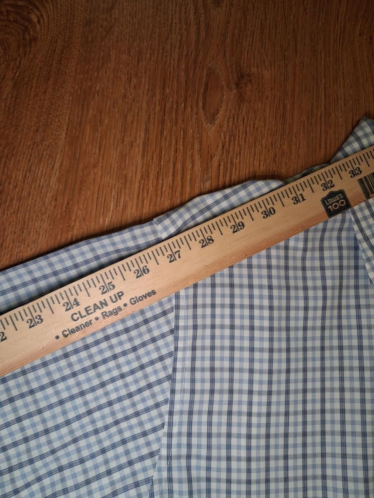 Brooks Brothers Brooks Brothers Dress Shirt Mens 16-36 L White Check Supima Size 42R - 9 Thumbnail