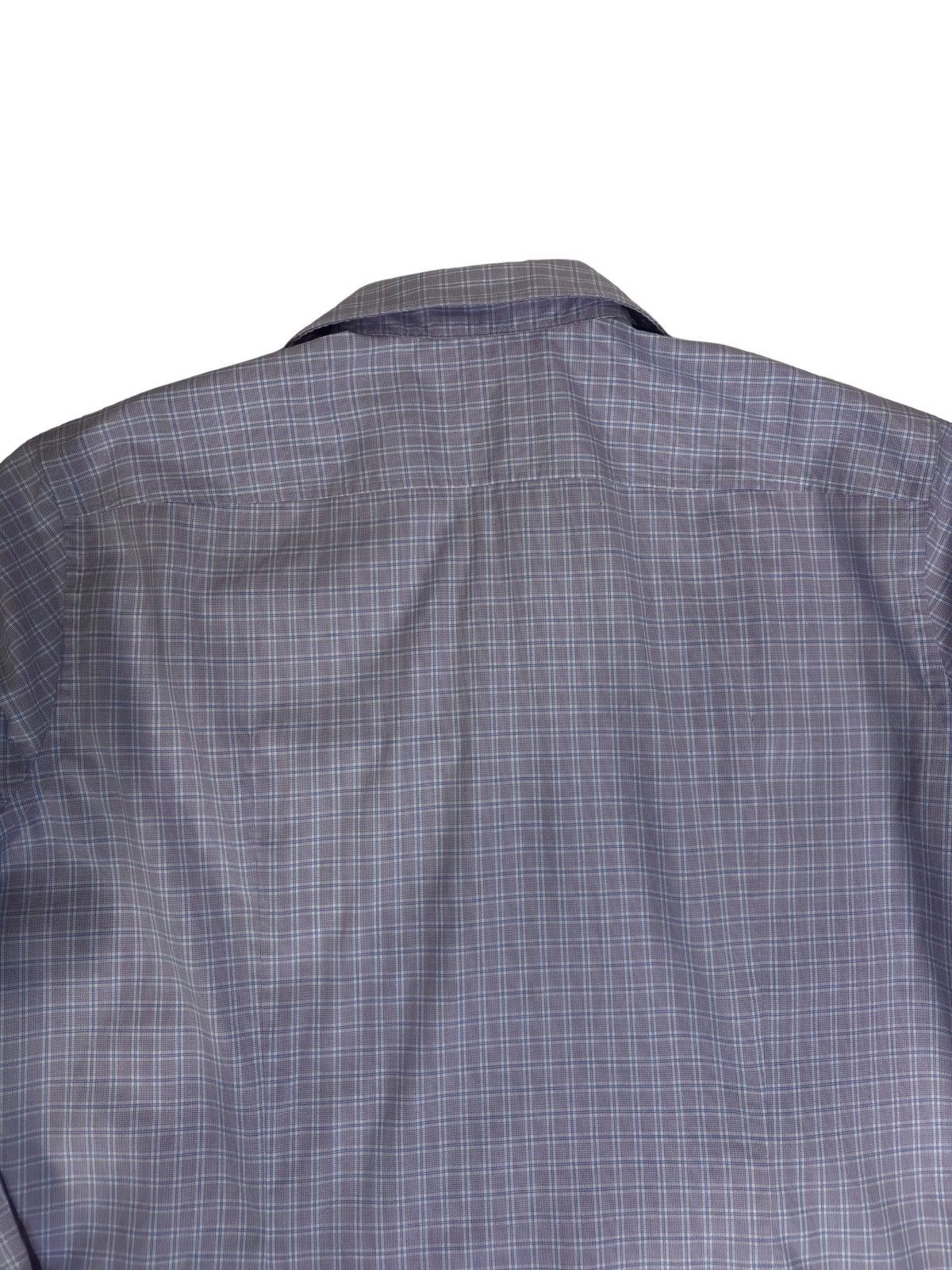 Hugo Boss Purple checked dress Shirt.mt1918 Size US XS / EU 42 / 0 - 11 Thumbnail