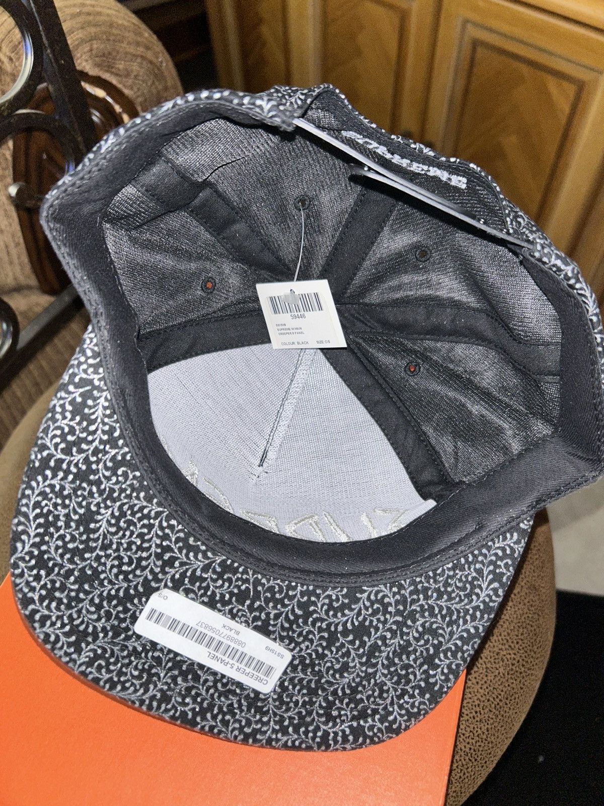 Supreme Supreme Creeper 5 Panel Cap Black SS15 NEW WITH TAGS Size ONE SIZE - 4 Thumbnail