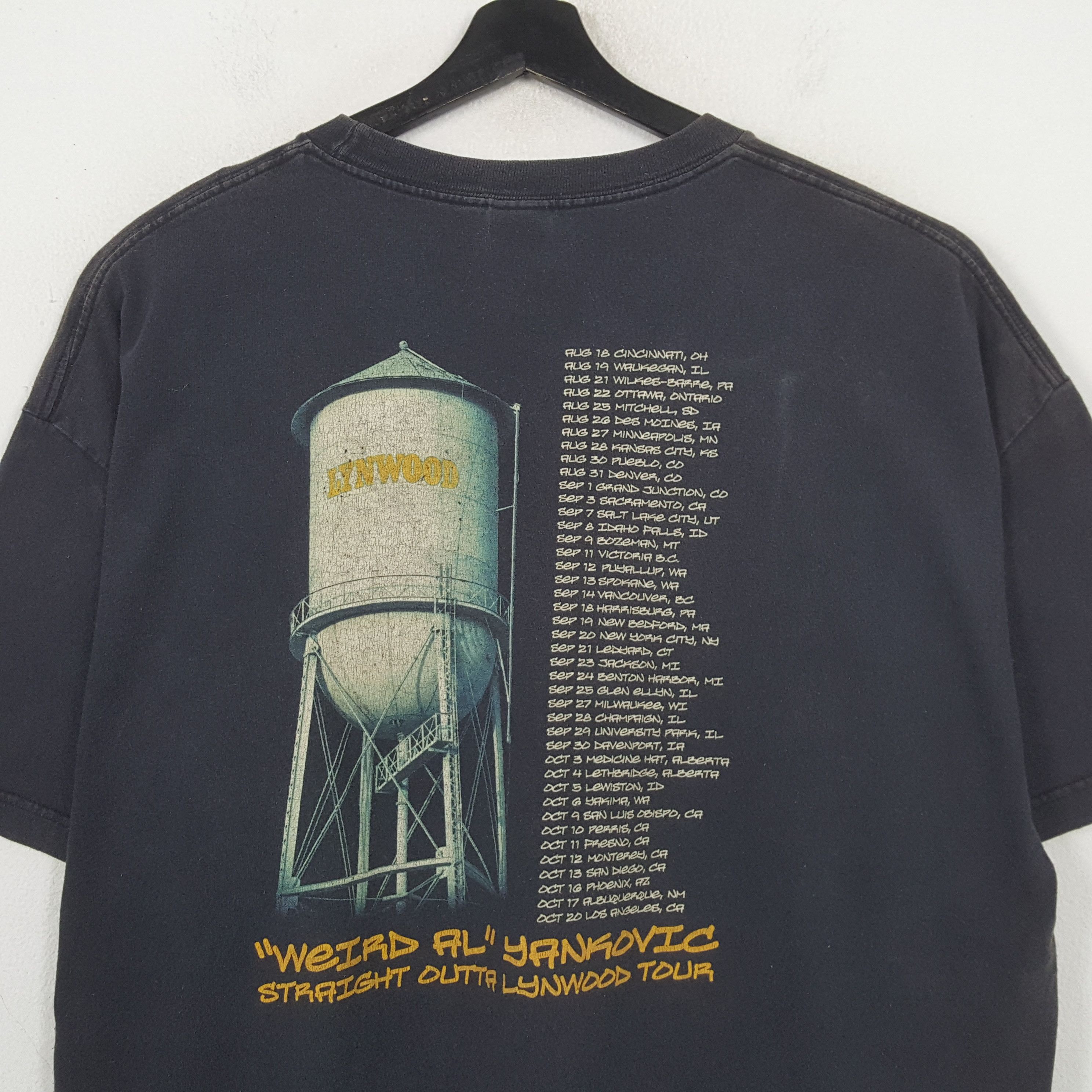 Band Tees Lynnwood Weird Al Yankovic Band Tour Tshirt RR5 Size US XXL / EU 58 / 5 - 4 Thumbnail