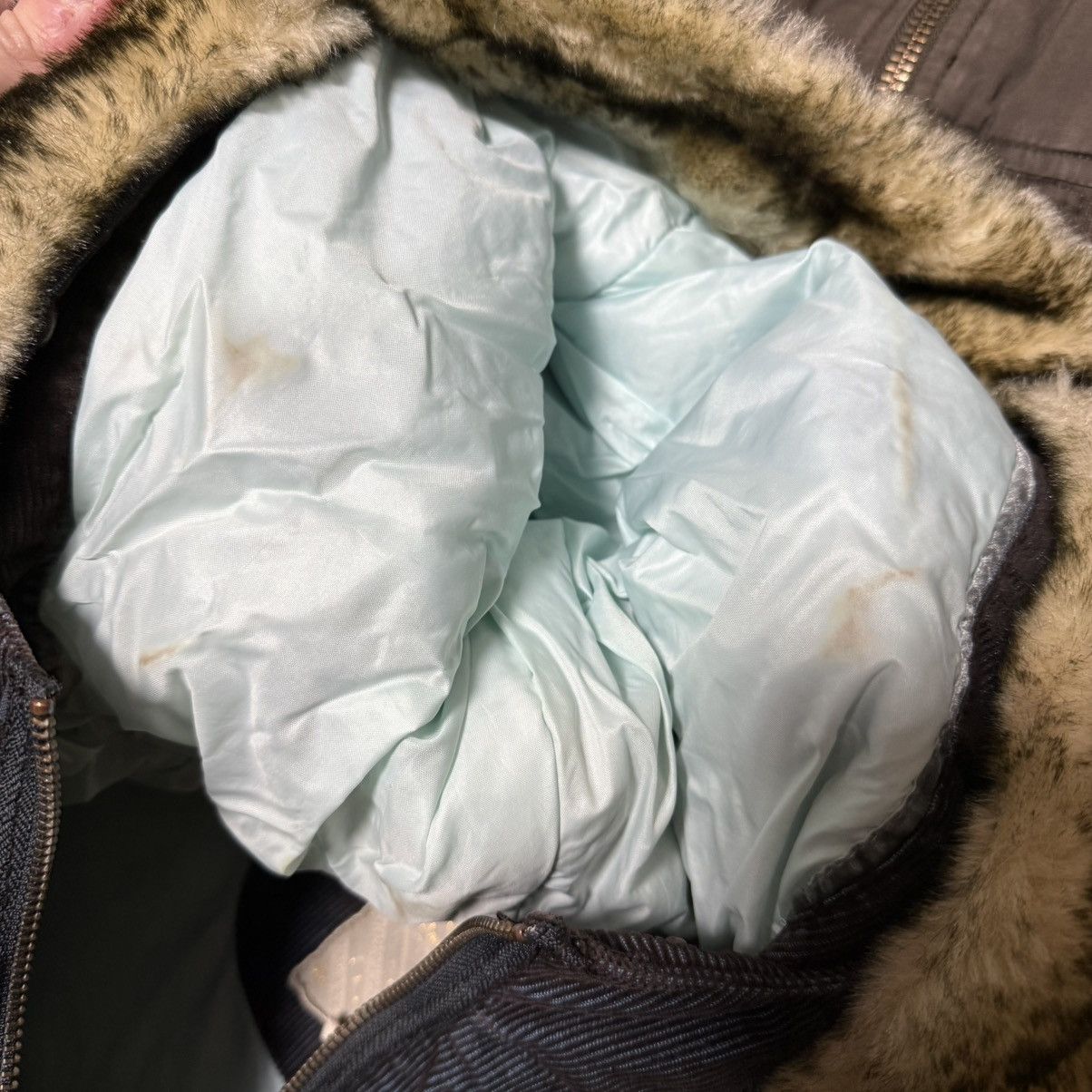 If Six Was Nine 📌 Vintage Rip Curl Avant Garde Y2K Bomber Jacket Fur Hood Size M / US 6-8 / IT 42-44 - 12 Thumbnail
