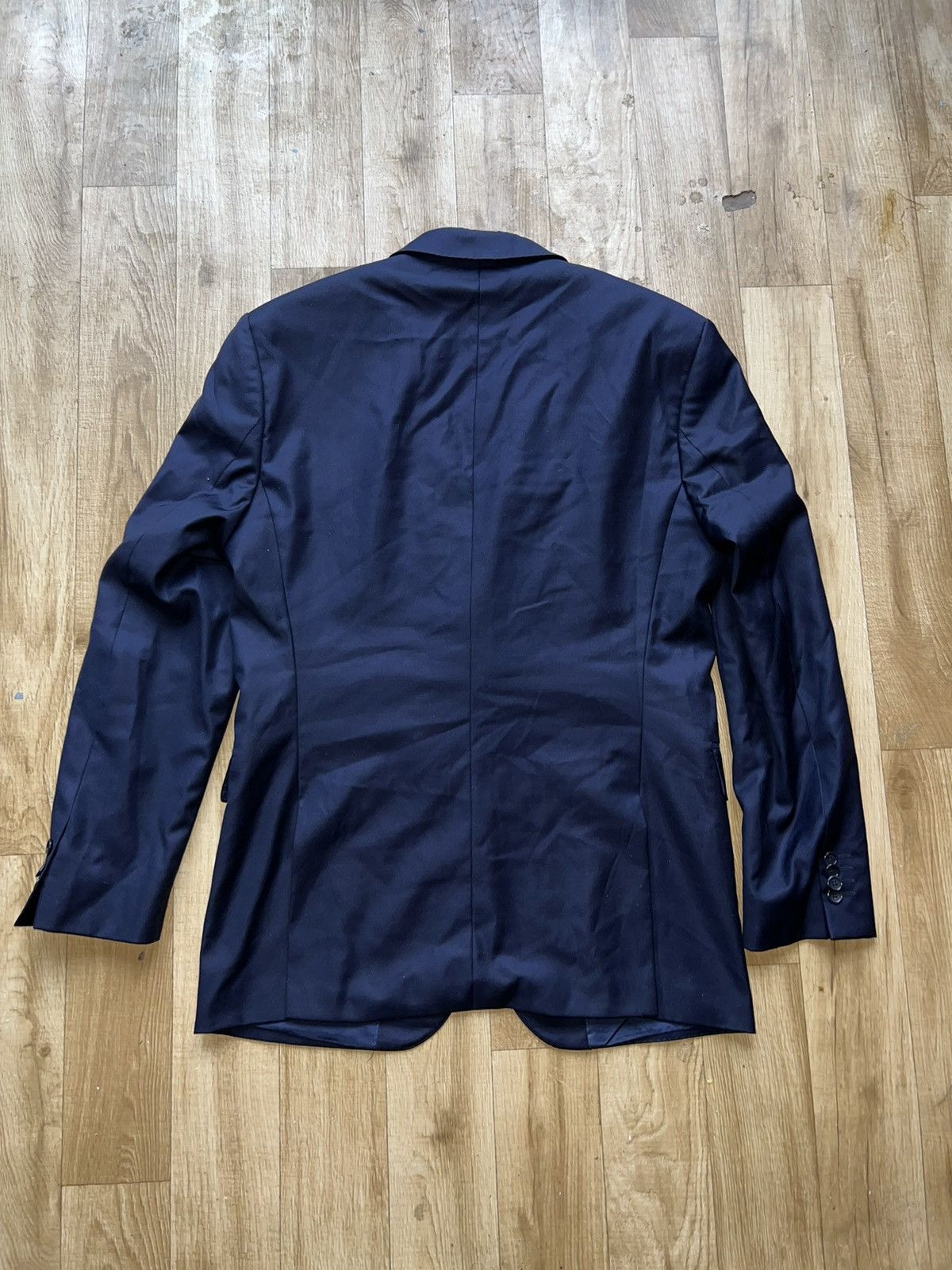 Loro Piana × Vintage Loro Piana Navy Blazer Jacket luxury made in Italy Size 50L - 10 Thumbnail