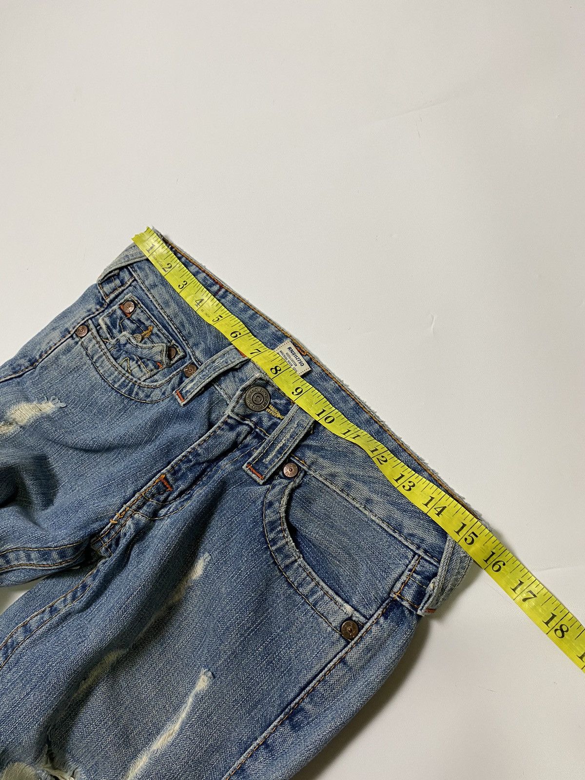 True Religion Lace up jean pant true religion flare japanese brand Size US 30 / EU 46 - 9 Thumbnail