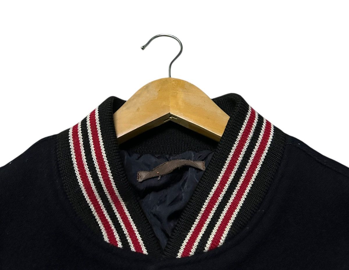 BIGI Vintage 90s Men Bigi wool varsity jacket Size US L / EU 52-54 / 3 - 3 Thumbnail