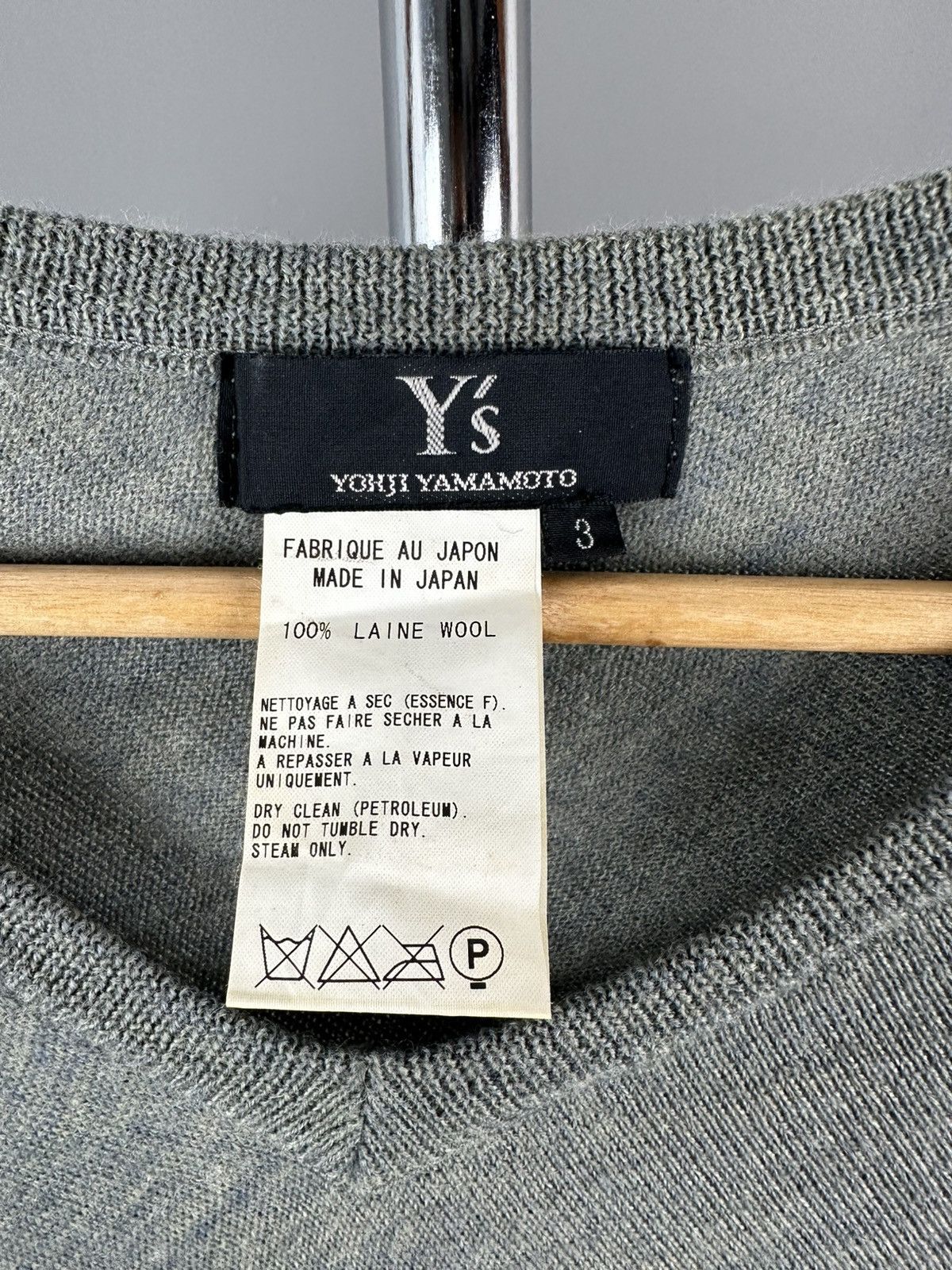 Y's × Yohji Yamamoto Y’s - Yohji Yamamoto - Asymmetrical Knit Long Shirt Size US L / EU 52-54 / 3 - 6 Thumbnail