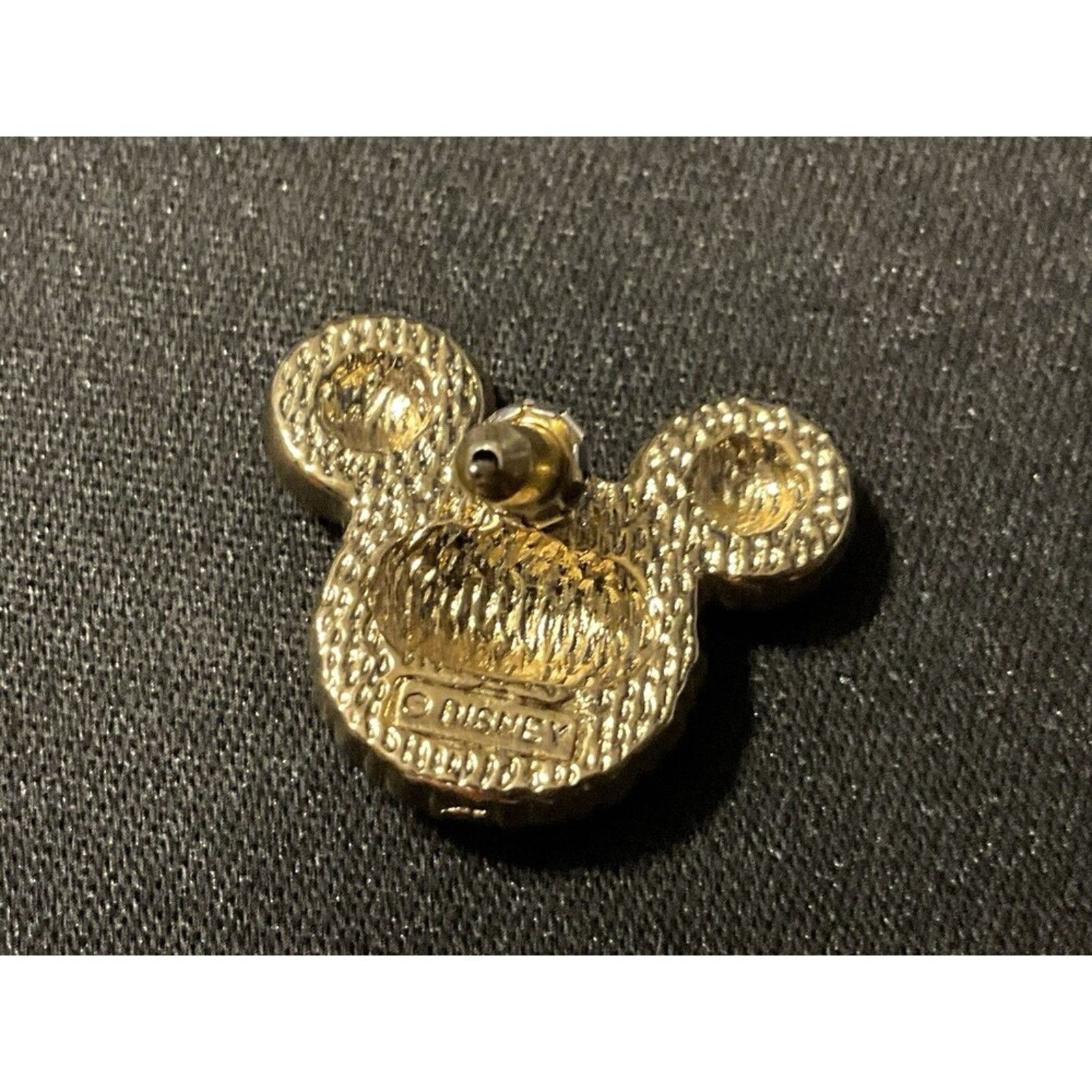 Disney Disney Gold Tone Crystal Enamel Mickey Mouse Post Earrings Size ONE SIZE - 5 Thumbnail