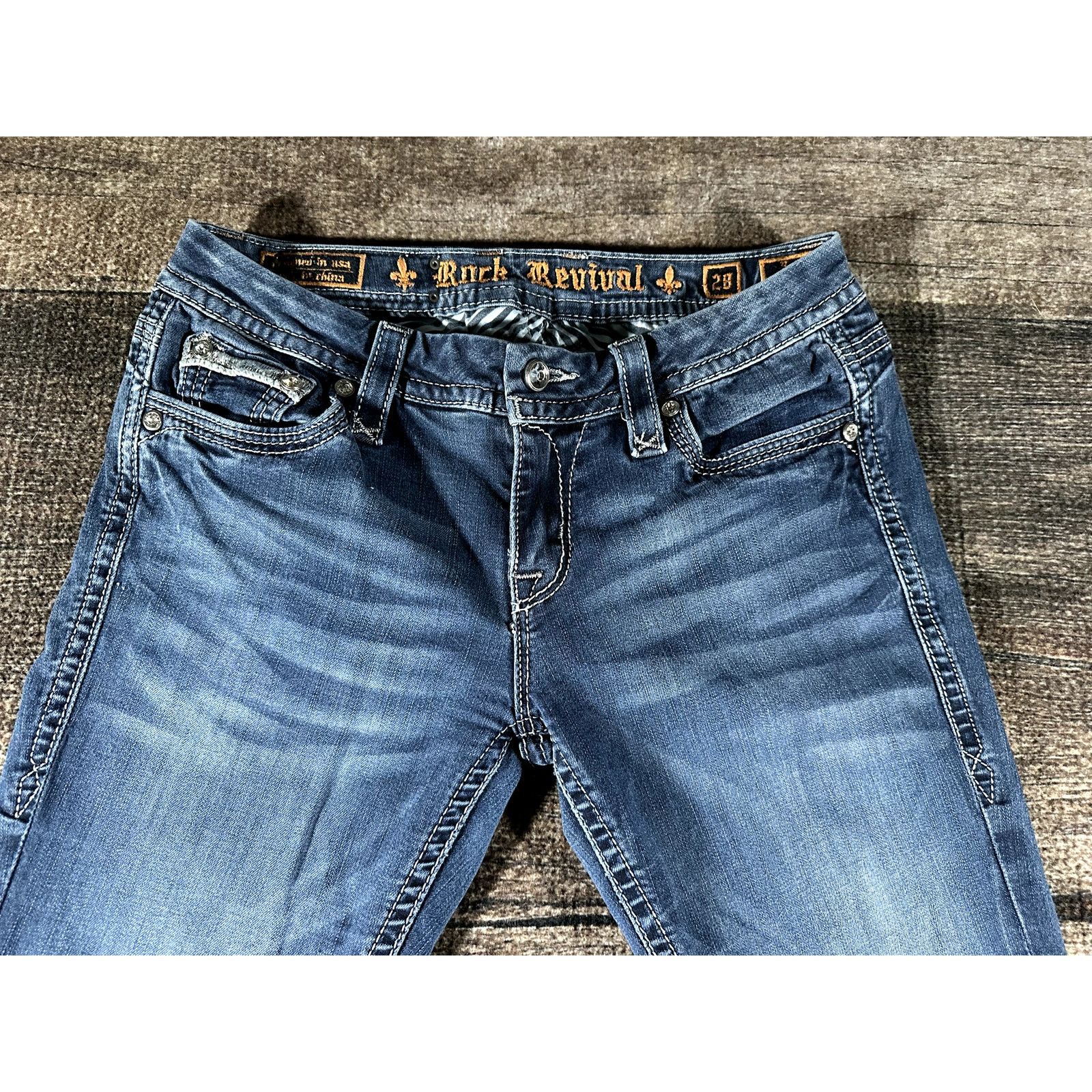 Rock Revival Rock Revival Womens Betty Easy Boot Denim Jeans Pants 28x29 Size 28" / US 6 / IT 42 - 5 Thumbnail
