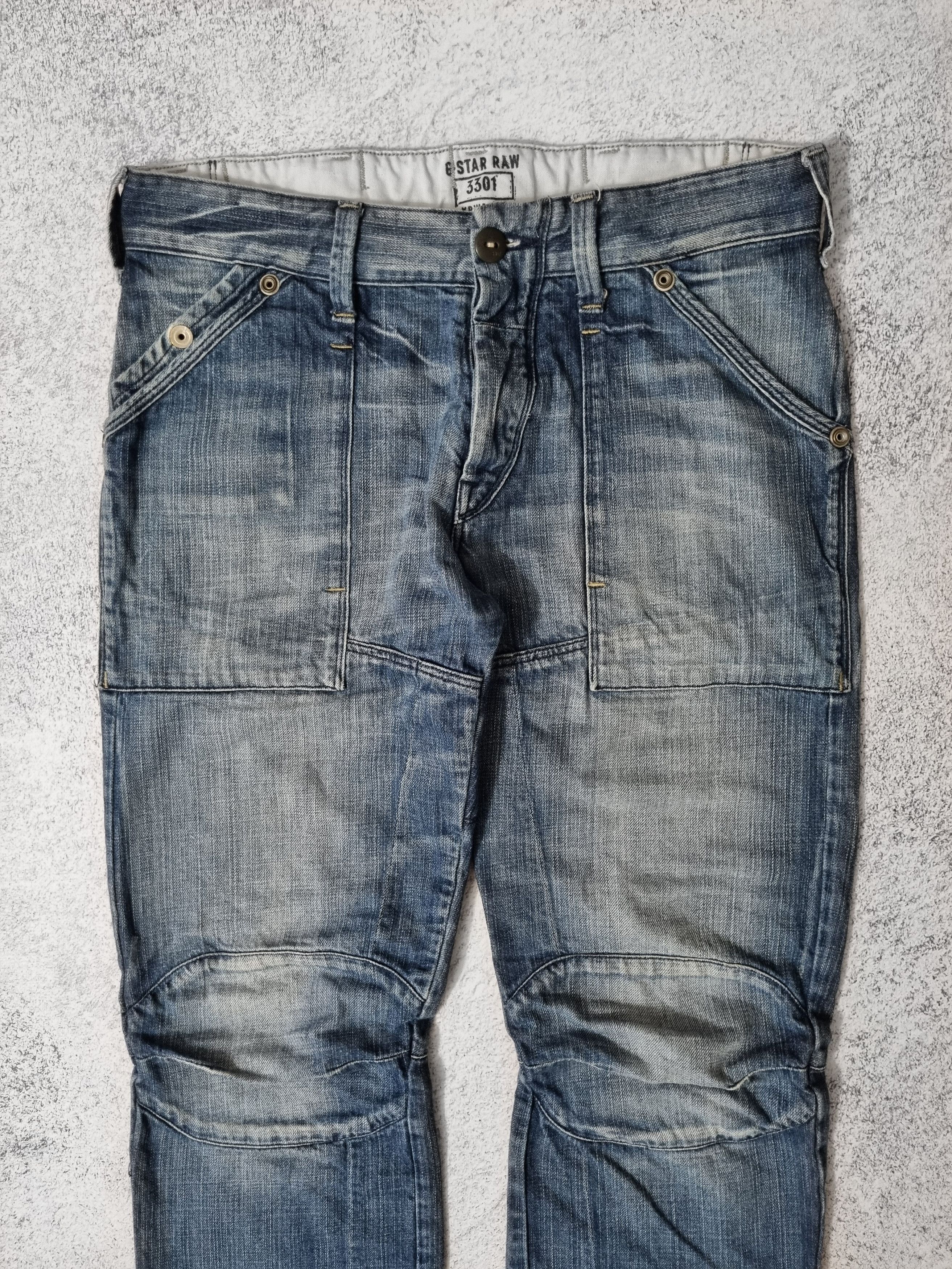 Diesel × G-Star Vintage G-Star Raw Double Knee Jeans Size US 32 / EU 48 - 3 Thumbnail