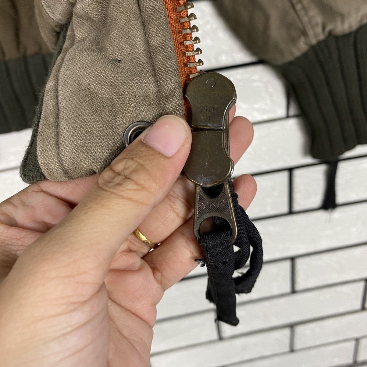 Japanese Brand 📌Cropped Bondage Parachute Biker Jacket Avirex Size US S / EU 44-46 / 1 - 18 Thumbnail