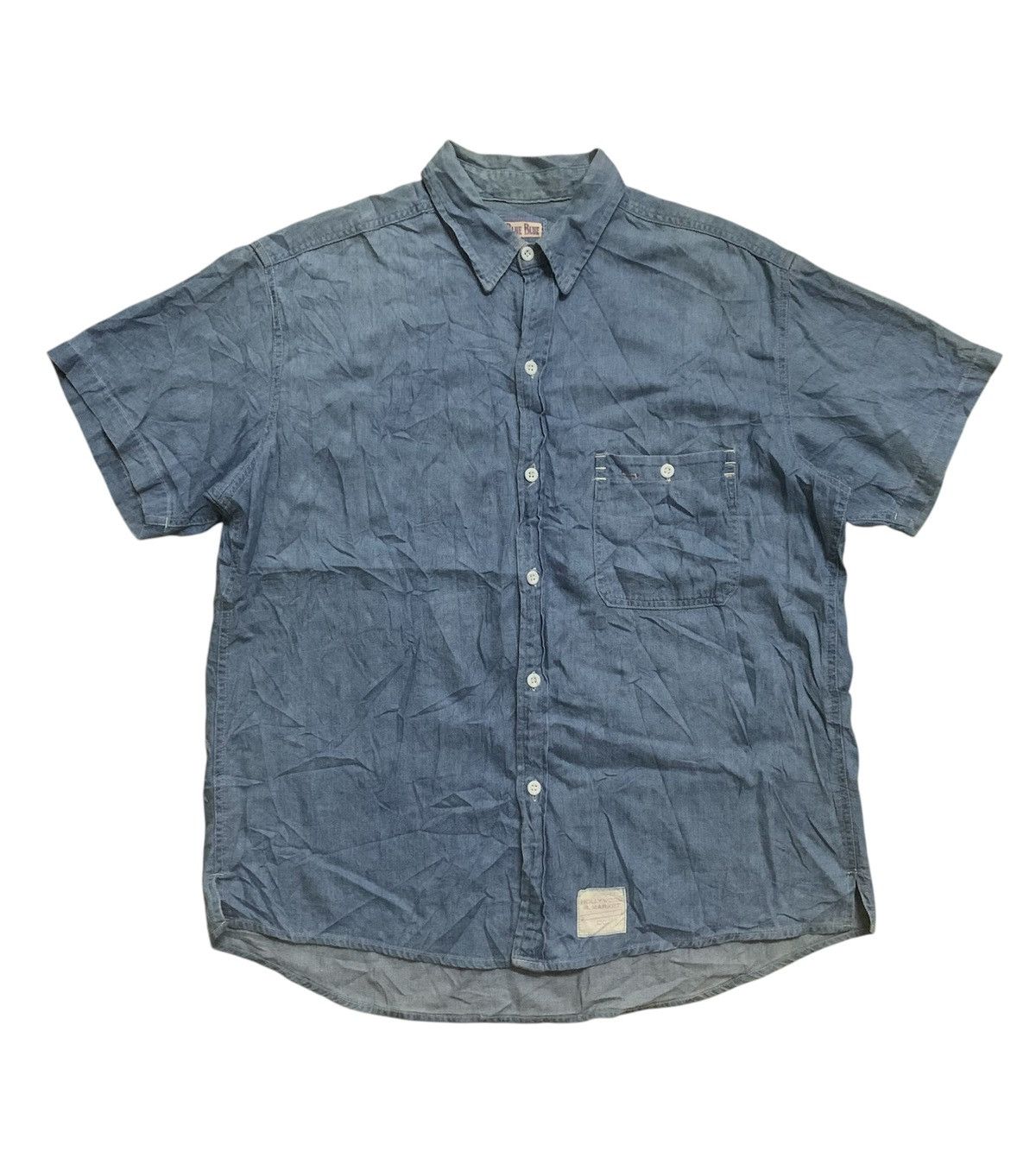 Blue Blue Japan × Vintage Vintage Blue Blue Japan Hollywood R. Market Shirt Size US L / EU 52-54 / 3 - 1 Thumbnail