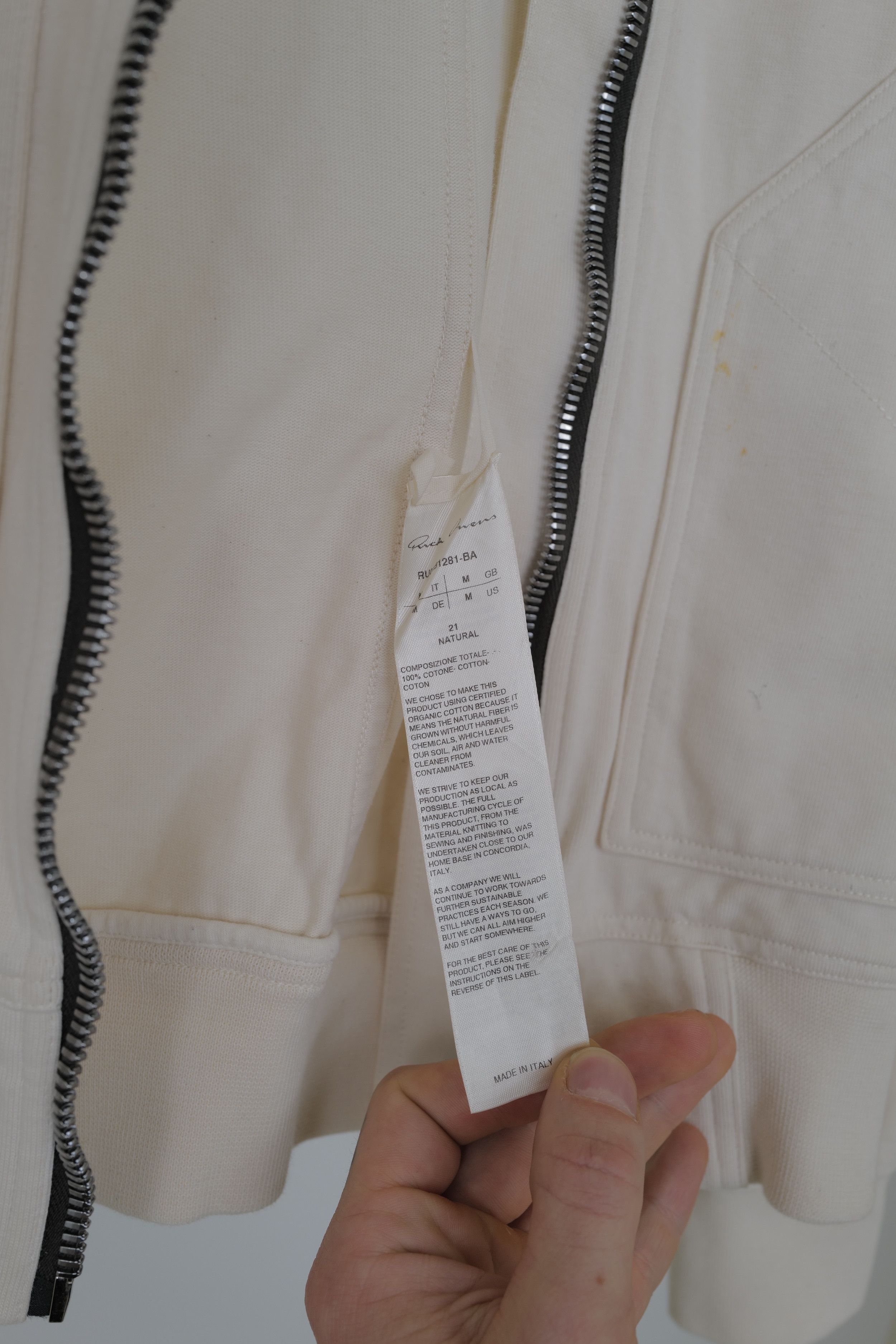 Rick Owens RICK OWENS FOGACHINE S/S 22 Zipped Jacket Size US M / EU 48-50 / 2 - 21 Thumbnail