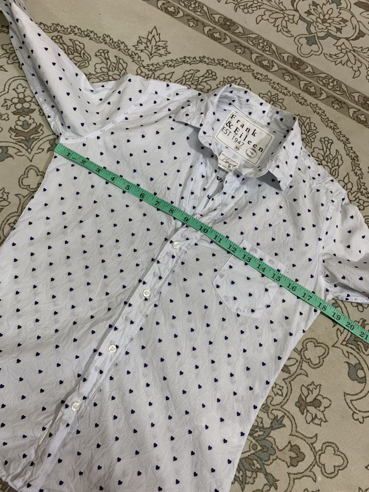 Frank & Eileen FRANK & EILEEN RELAXED BUTTON UPS SHIRT WITH LOVE DESIGN Size XS / US 0-2 / IT 36-38 - 12 Thumbnail