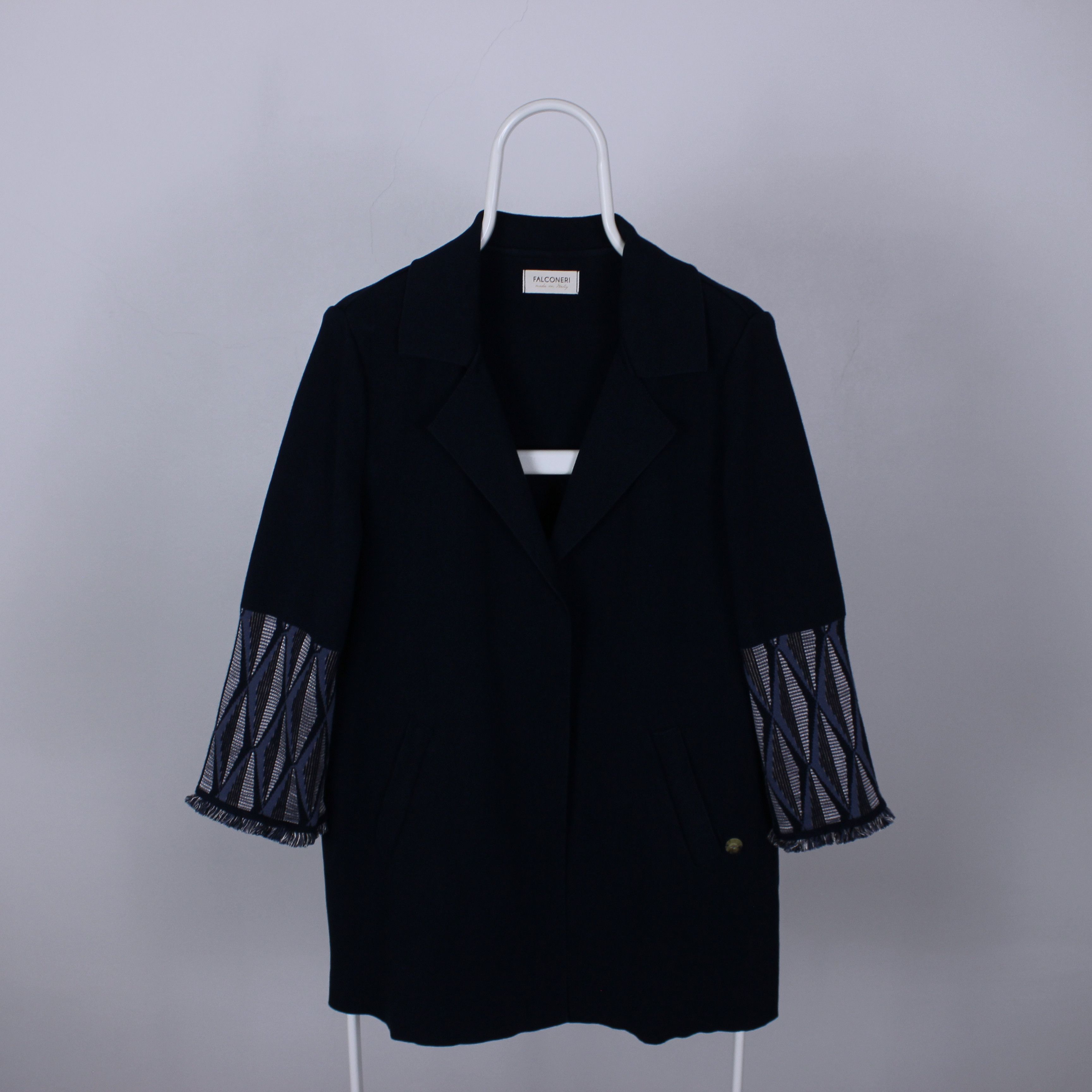 Falcone Falconeri coat jacket women blue cotton trench women L Size L / US 10 / IT 46 - 12 Thumbnail