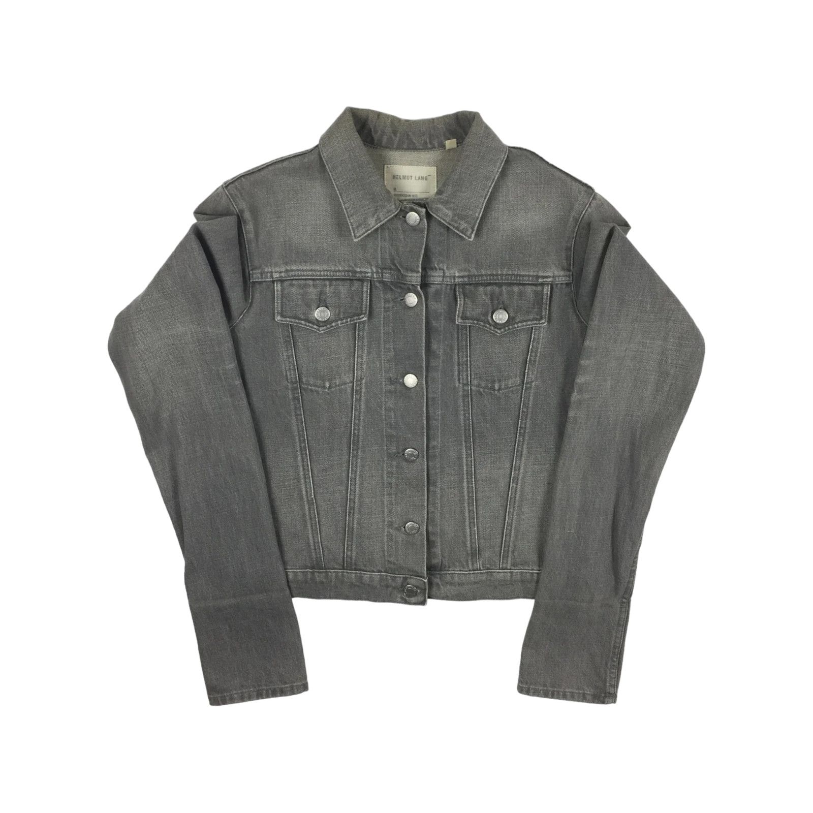 Helmut Lang Helmut Lang Grey Denim Top Size US M / EU 48-50 / 2 - 1 Thumbnail