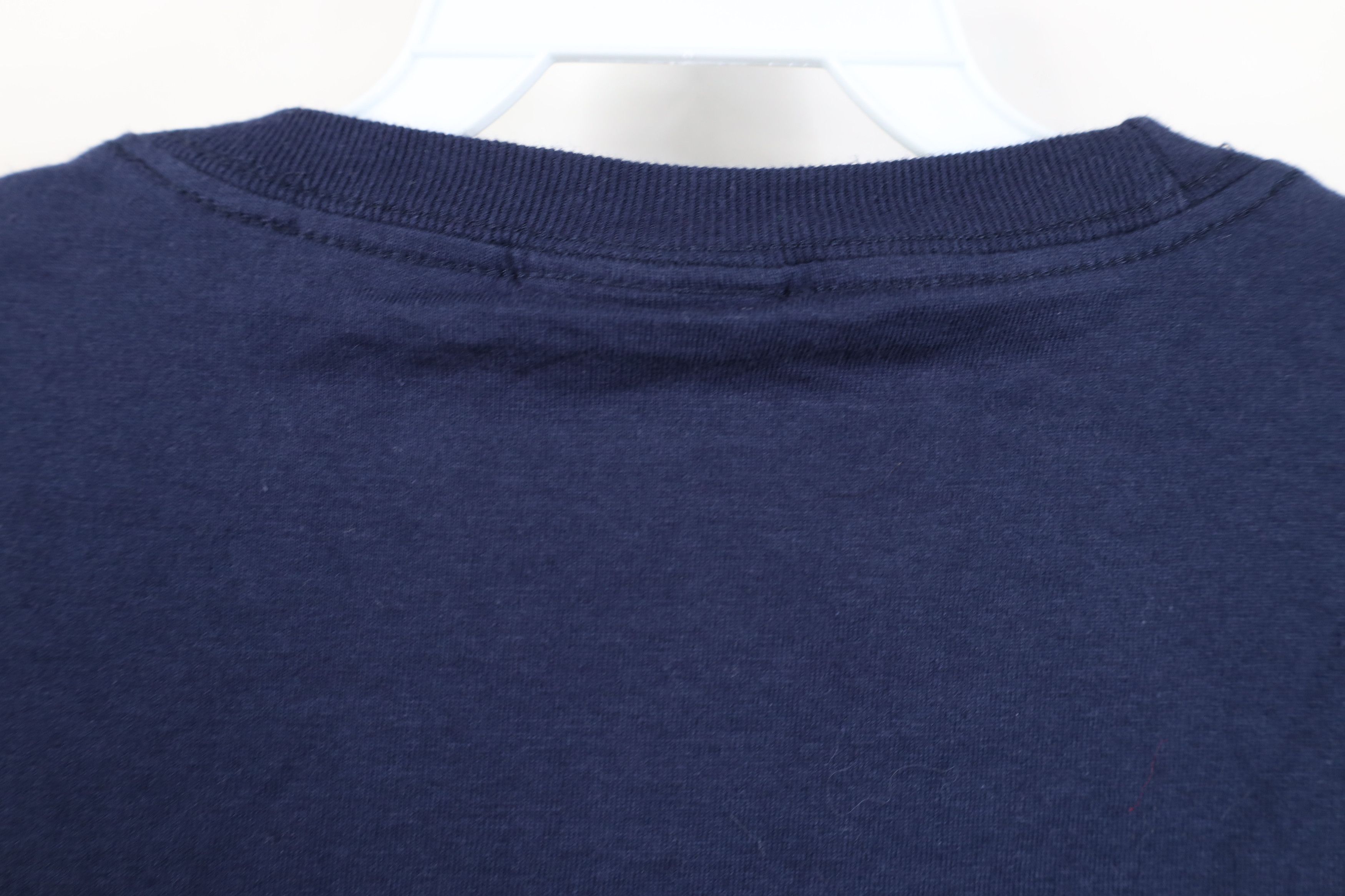 Vintage Vintage 90s Streetwear Heavyweight Cotton T-Shirt Navy Blue Size US XXL / EU 58 / 5 - 8 Thumbnail